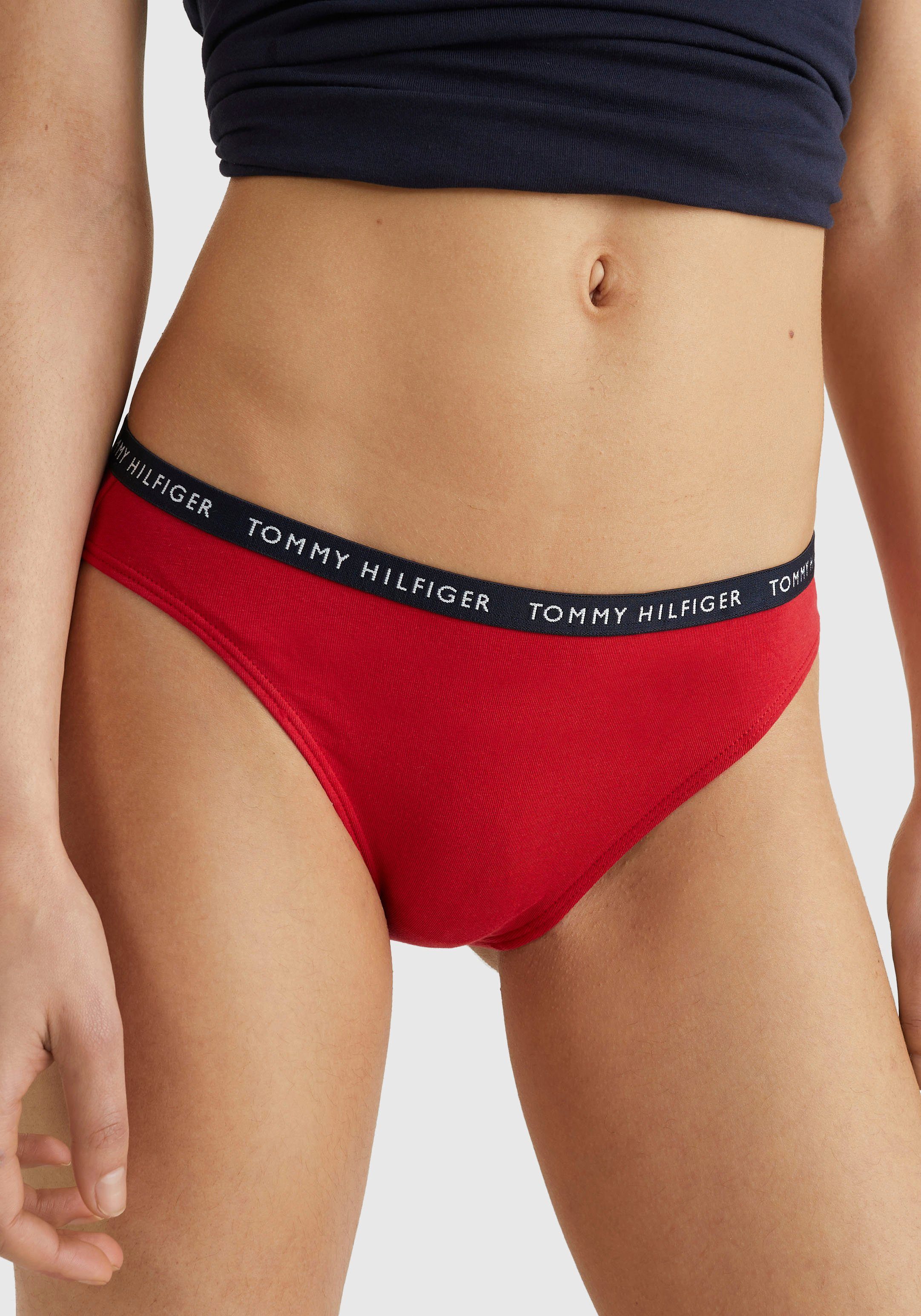 Tommy Hilfiger Underwear Bikinibroekje met smalle logoboord (3 stuks)