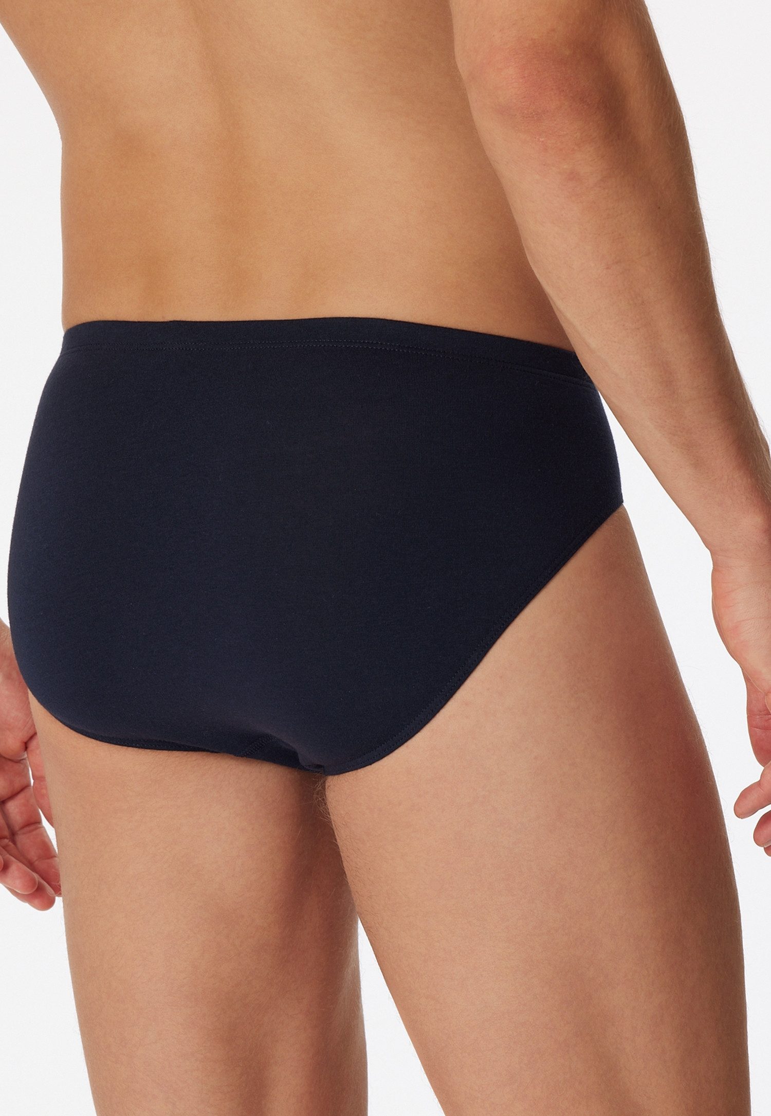 Schiesser Minislip Essentials met klein logo bij de band (3 stuks)