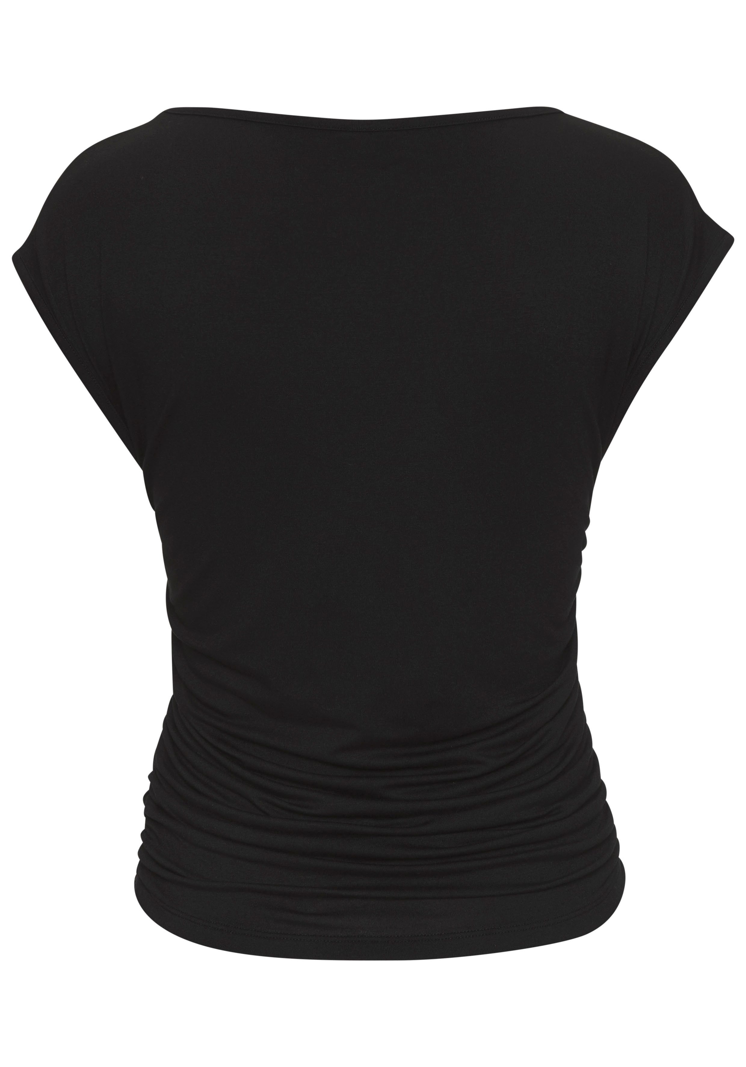 Buffalo T-shirt met zijraffing, jersey shirt, basic