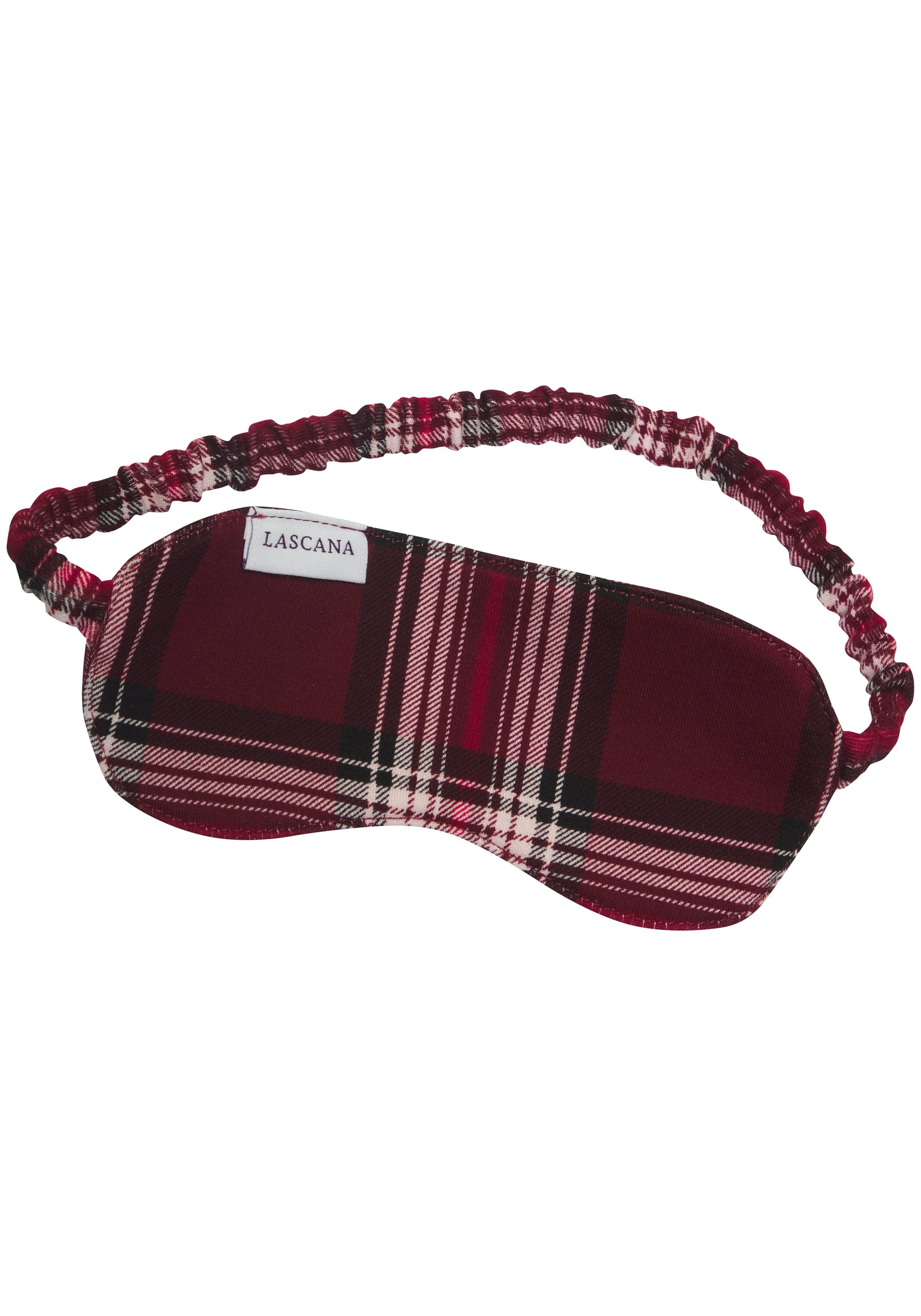 Lascana Pyjama incl. slaapmasker (set, 3-delig)
