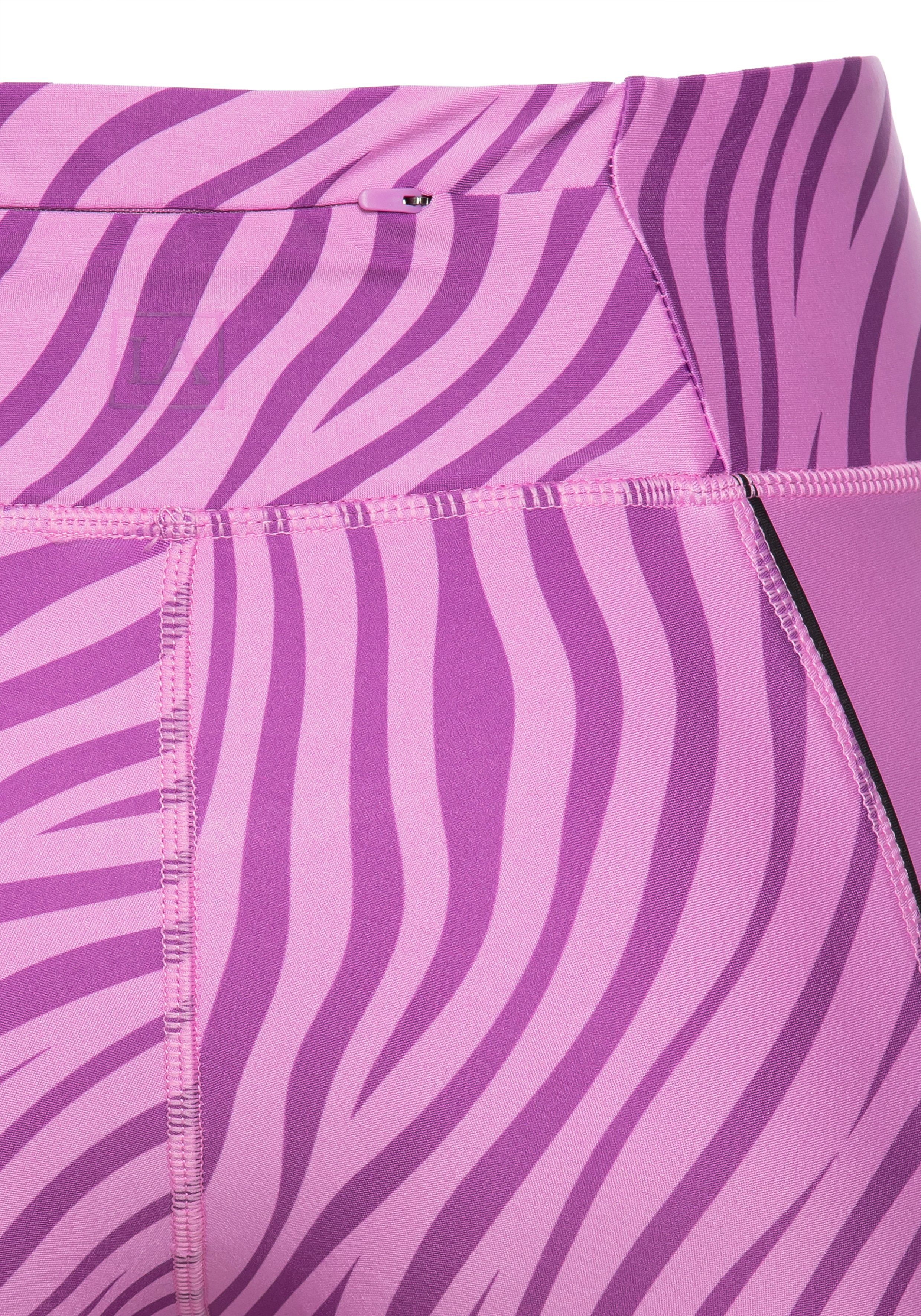 active by Lascana Legging -Sportleggings met zebramotief
