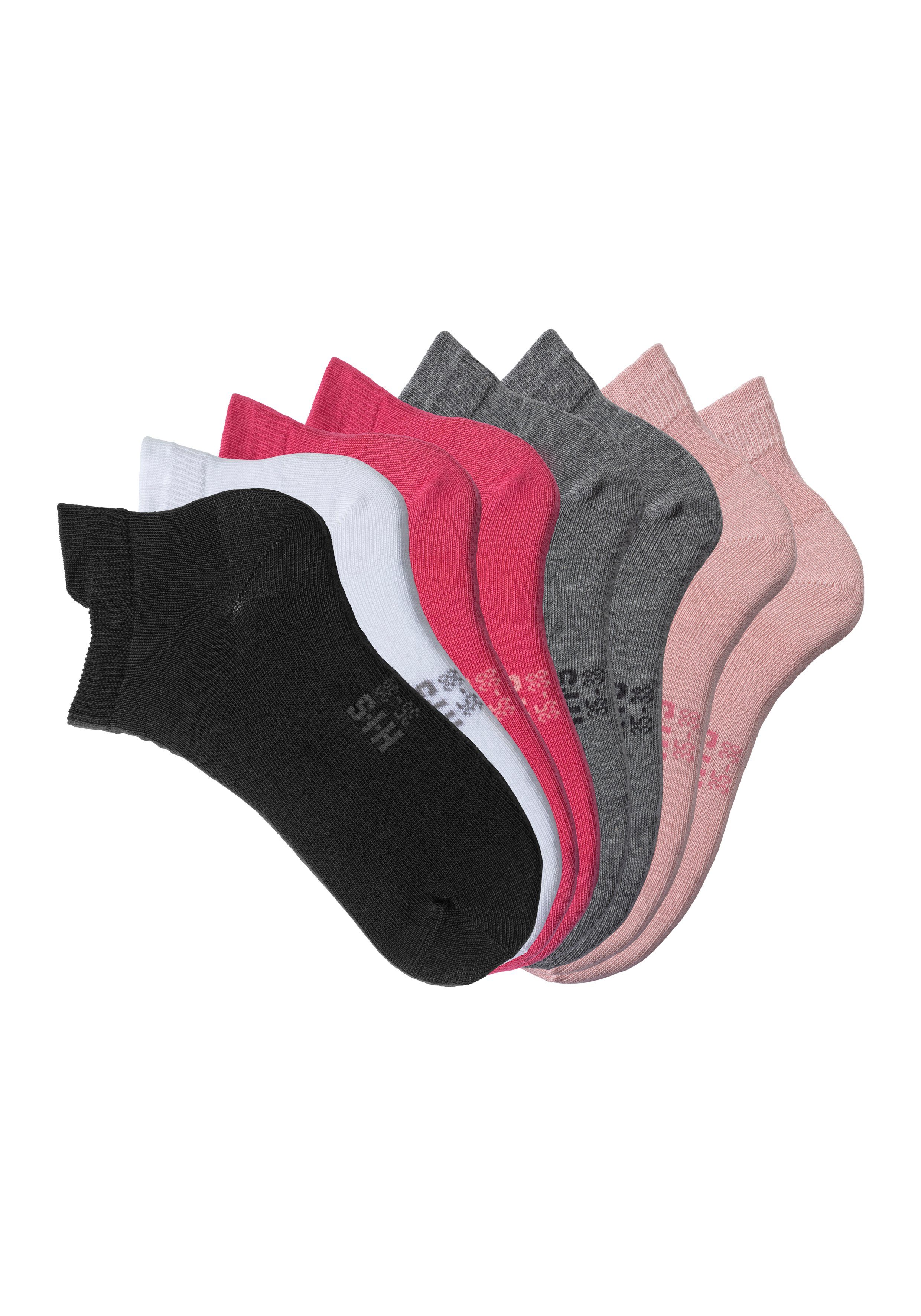 H.I.S Sneakersokken met verlengd boord aan de achterkant (set, 8 paar)
