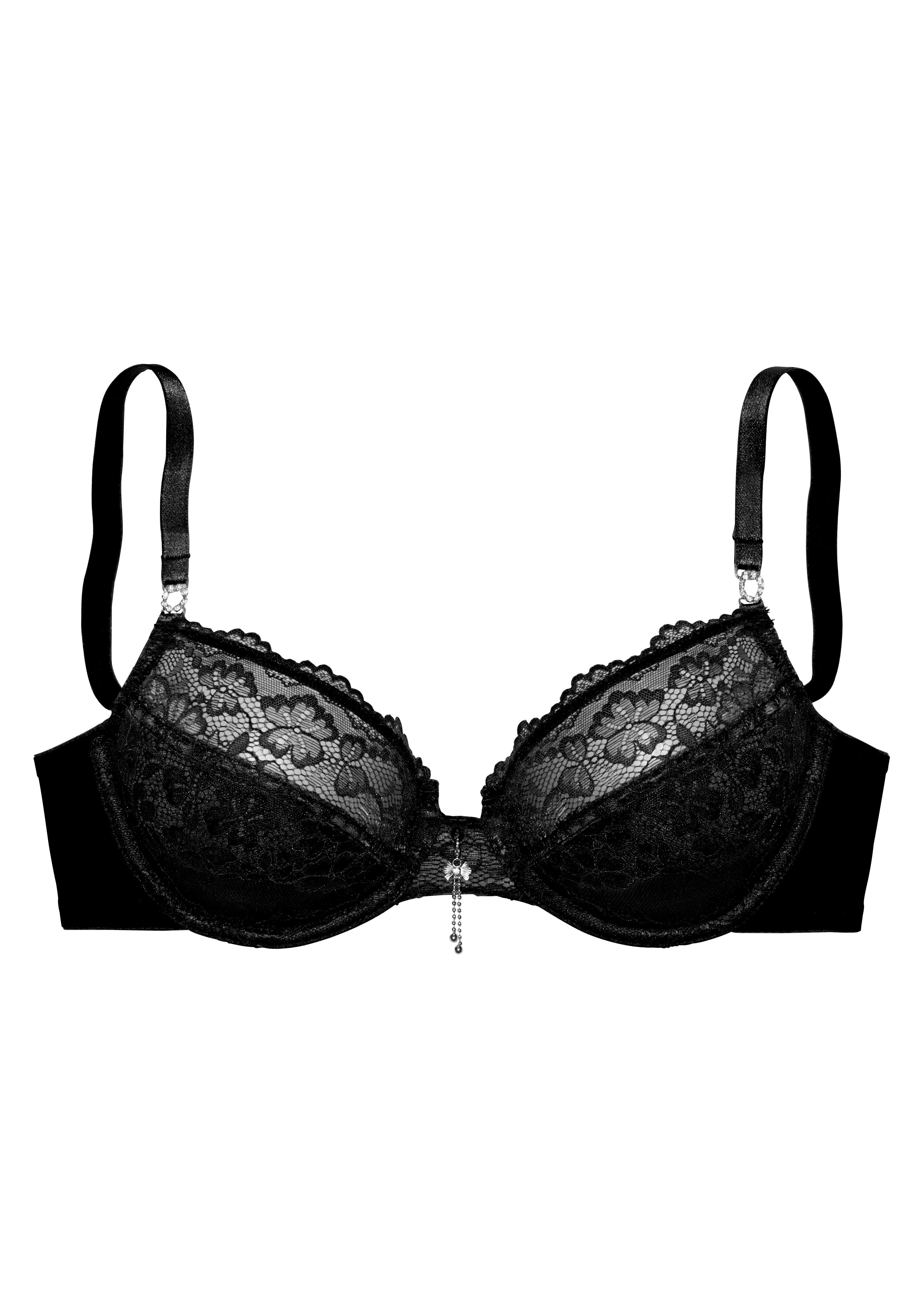 Lascana Beugel-bh met extravagante stras details, lingerie