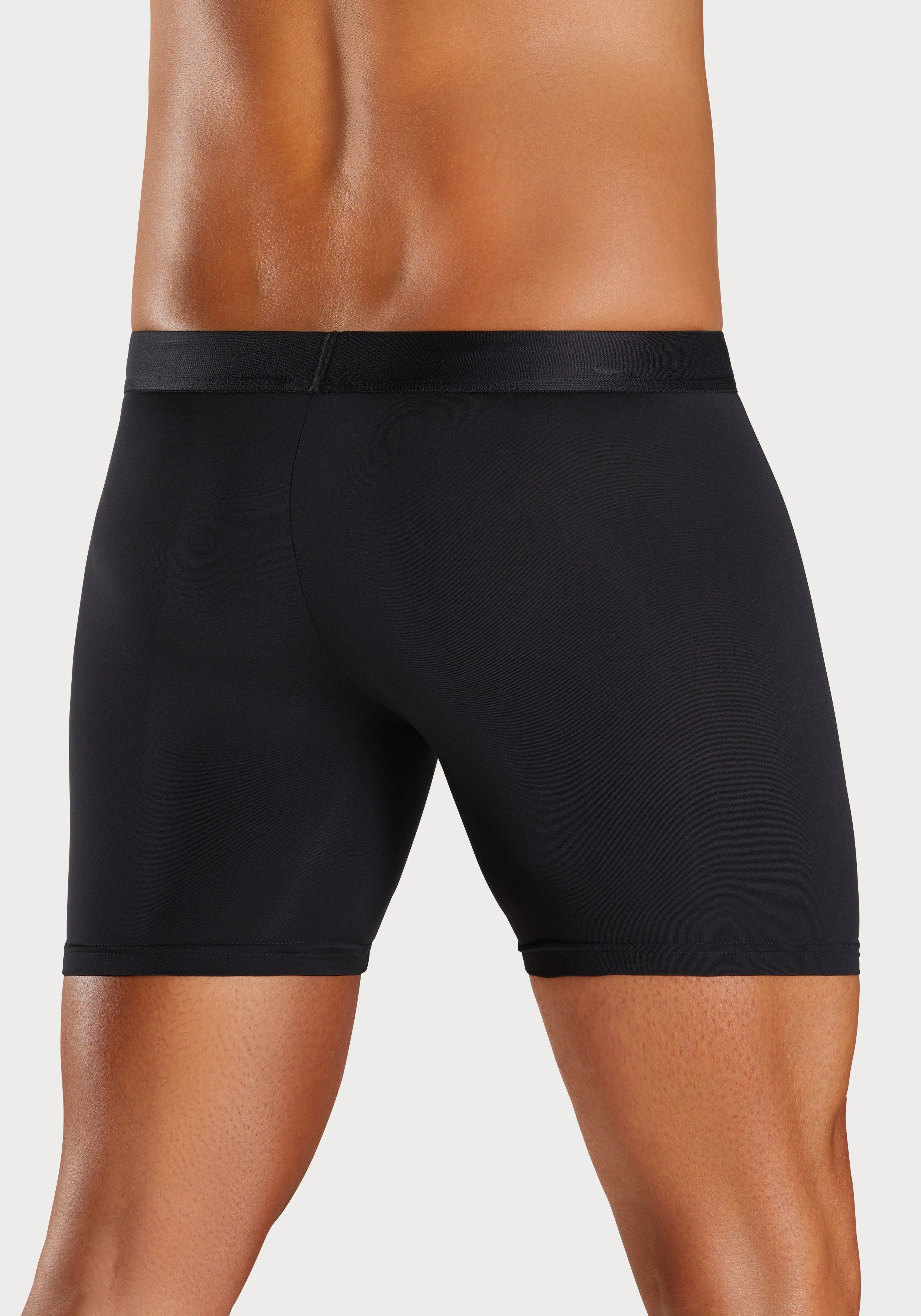 H.I.S Functionele boxershort met lange pijpen in onderhoudsvriendelijke microvezelkwaliteit (set, 3 stuks)