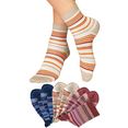 h.i.s sokken met horizontale strepen (6 paar) multicolor