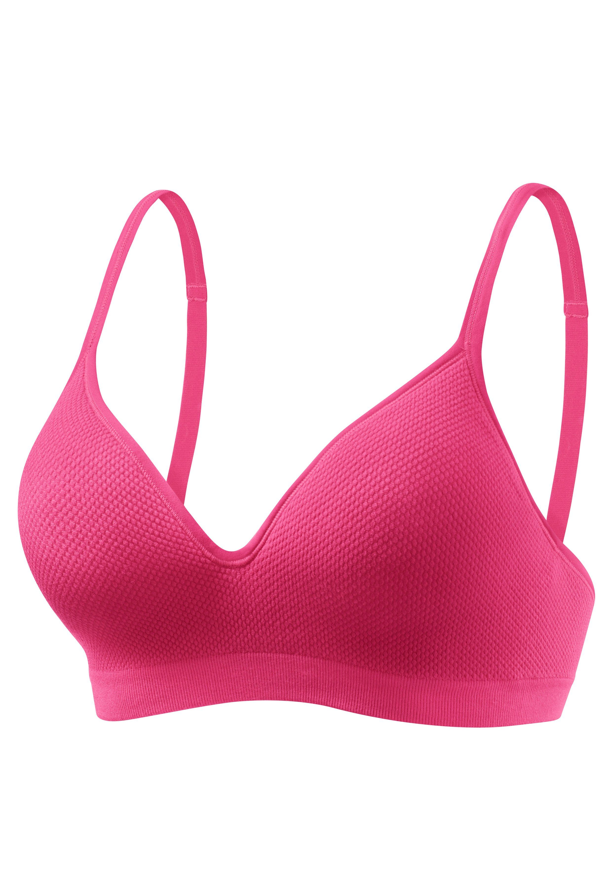 Lascana Push-up-bh COMFY BRA zonder beugels in zachte katoenen stof, basic lingerie