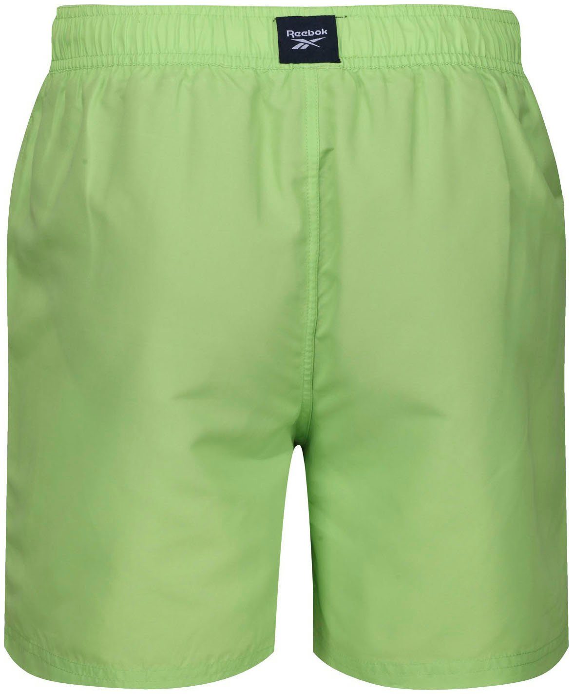 Reebok Zwemshort "Yale" met een rijgkoord en elastische band heren maat S geel