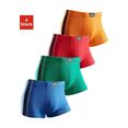 authentic underwear boxershort met contrastkleurige strepen opzij (set, 4 stuks) multicolor