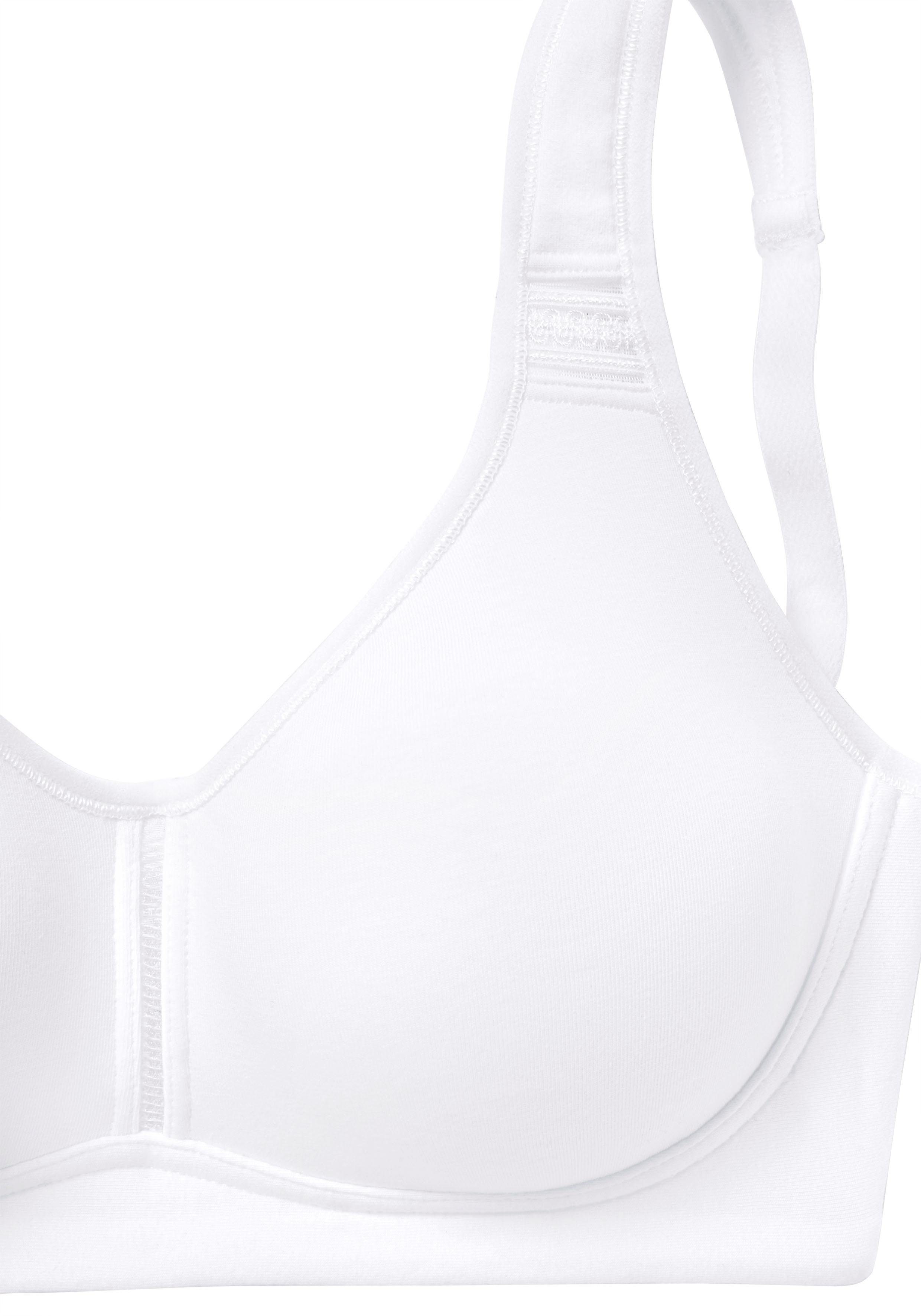 Petite fleur T-shirt-bh zonder beugels van katoen (Set van 2)