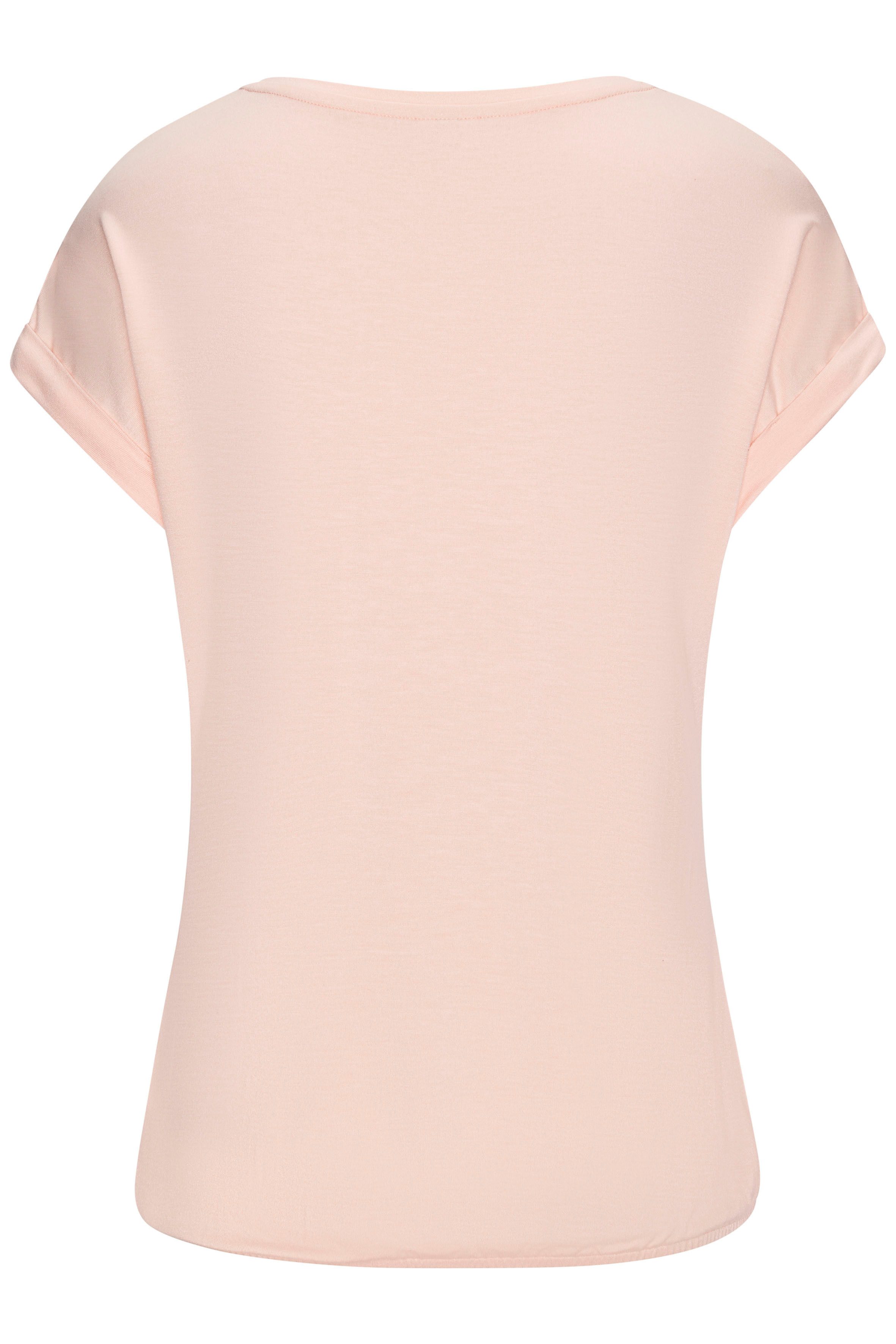 Lascana Shirt met korte mouwen Met Lascana hartprint van zachte viscose-stretch (1-delig)