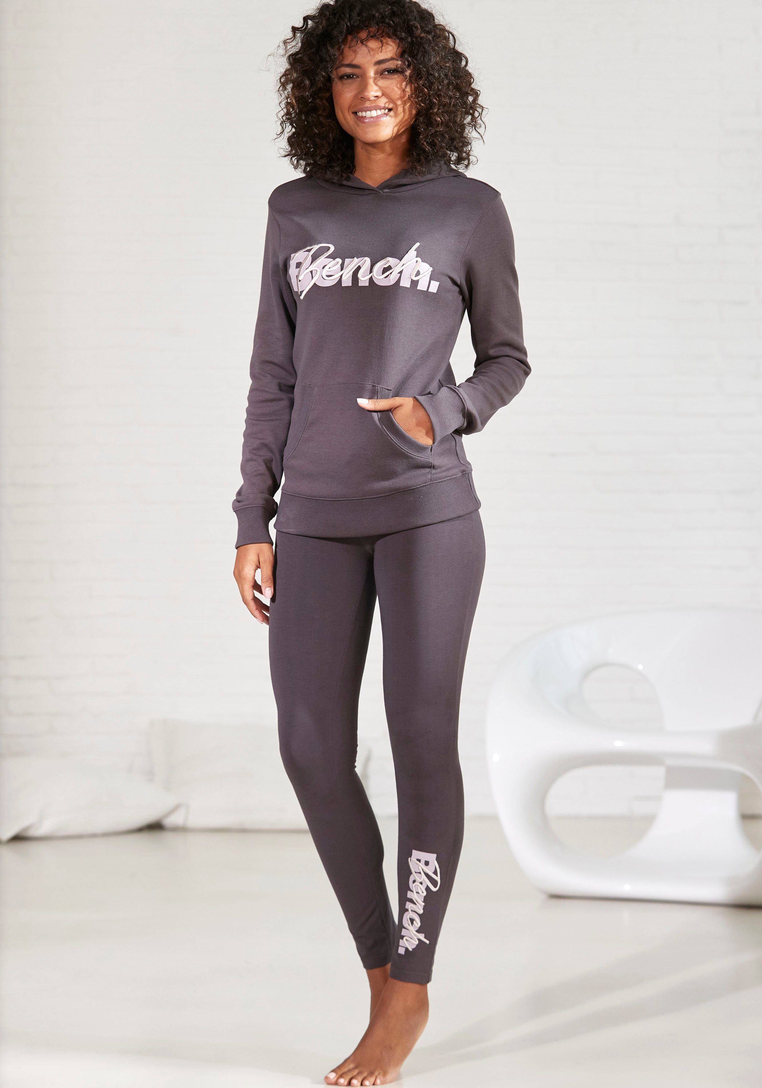 Bench. Loungewear Hoodie met kangoeroezak, loungepak, hoodie