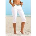 beachtime 7-8-capri jeans wit