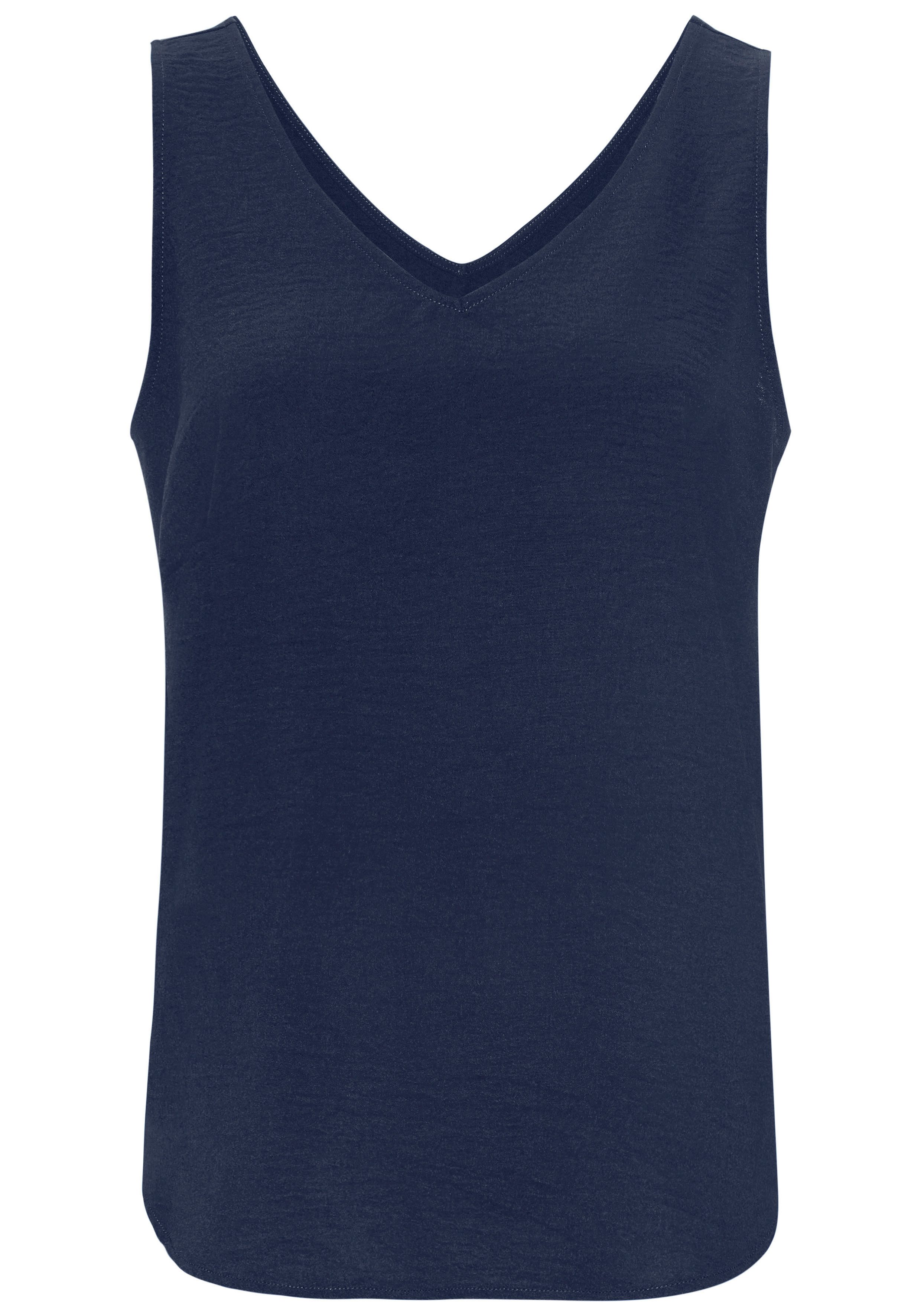 Vivance Top met v-halslijn, basic, damtop