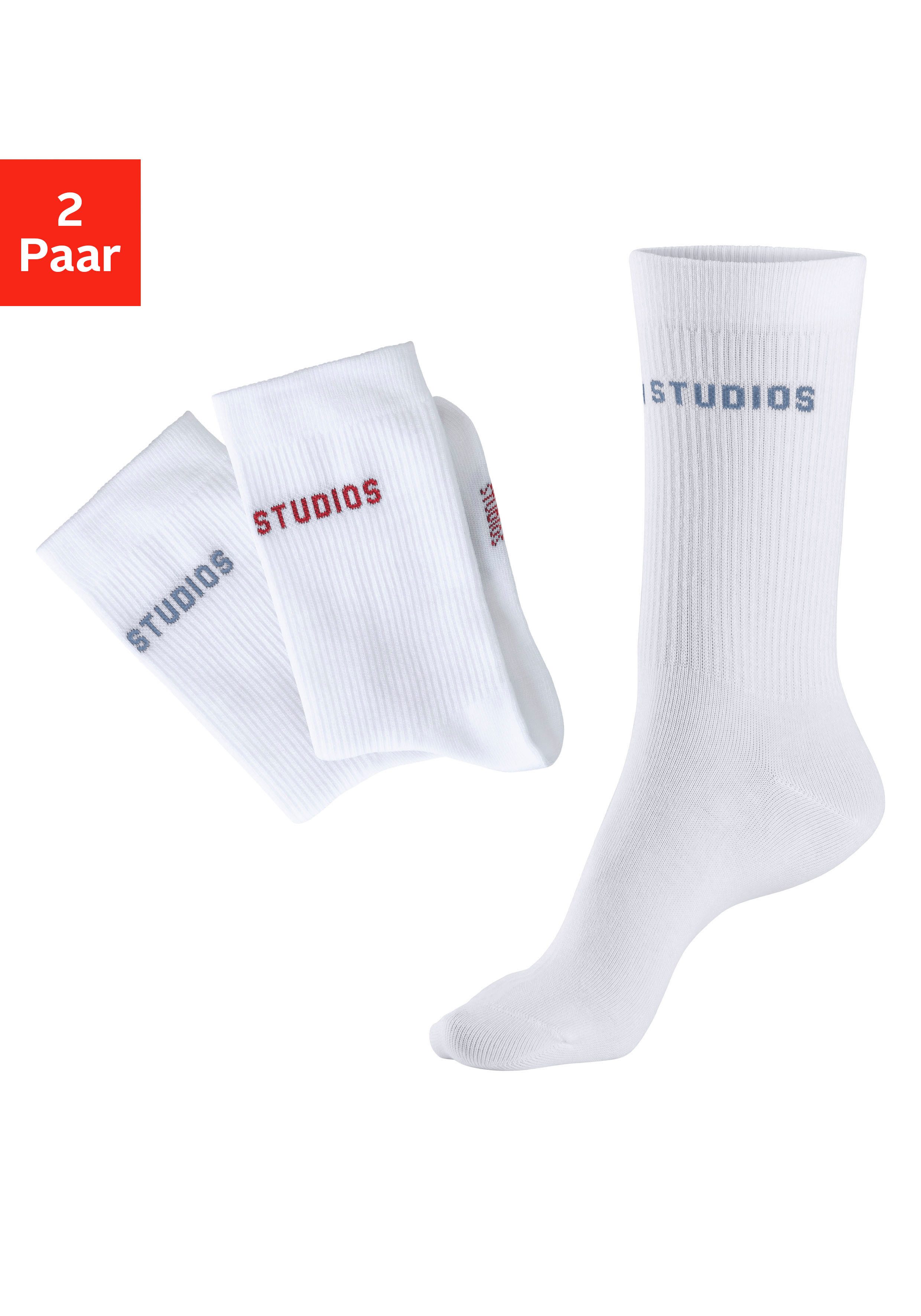 Copenhagen Studios Tennissokken zonder frotté (set, 2 paar)