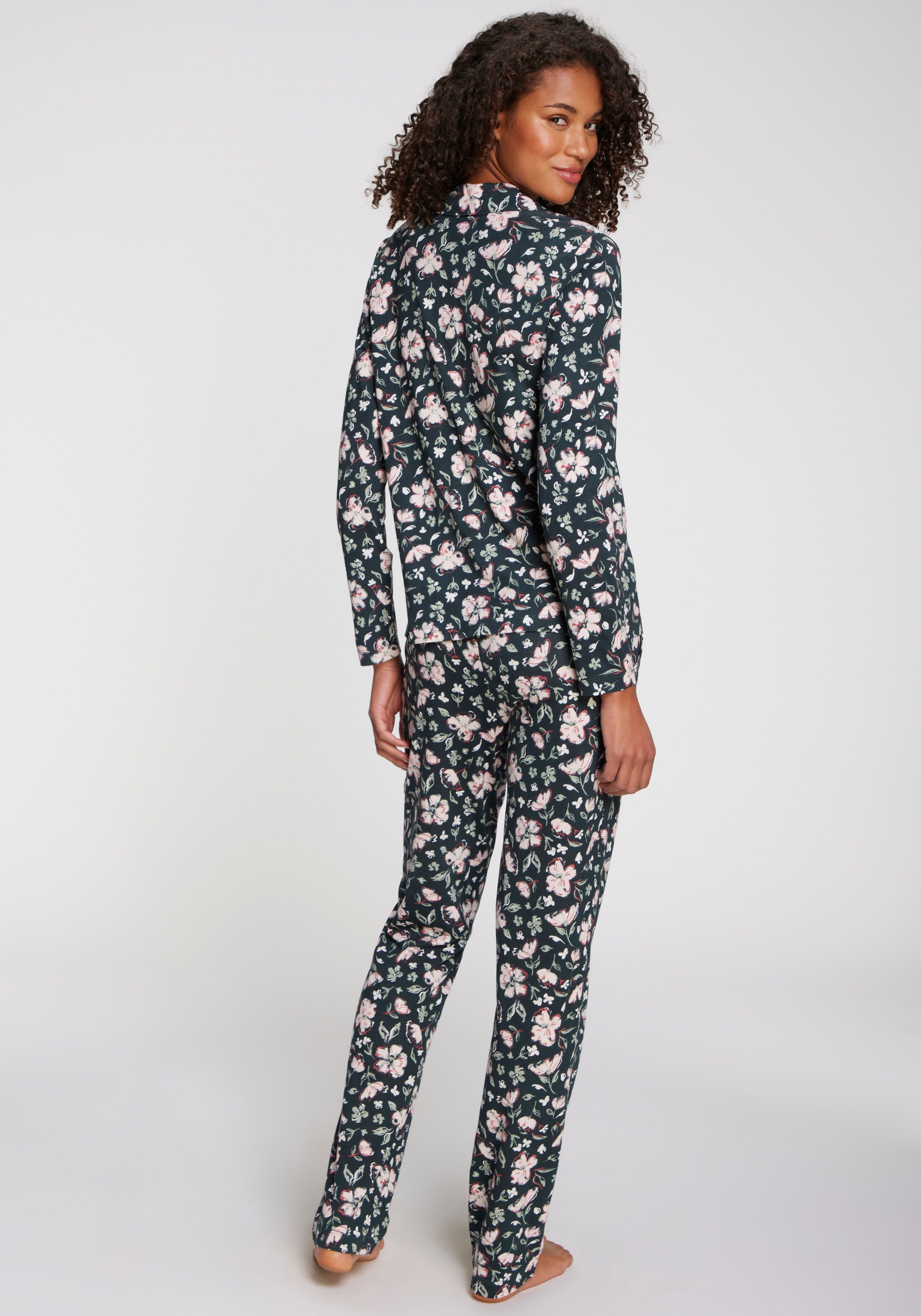 s.Oliver RED LABEL Beachwear Pyjamabroek Mooie alloverpatroon