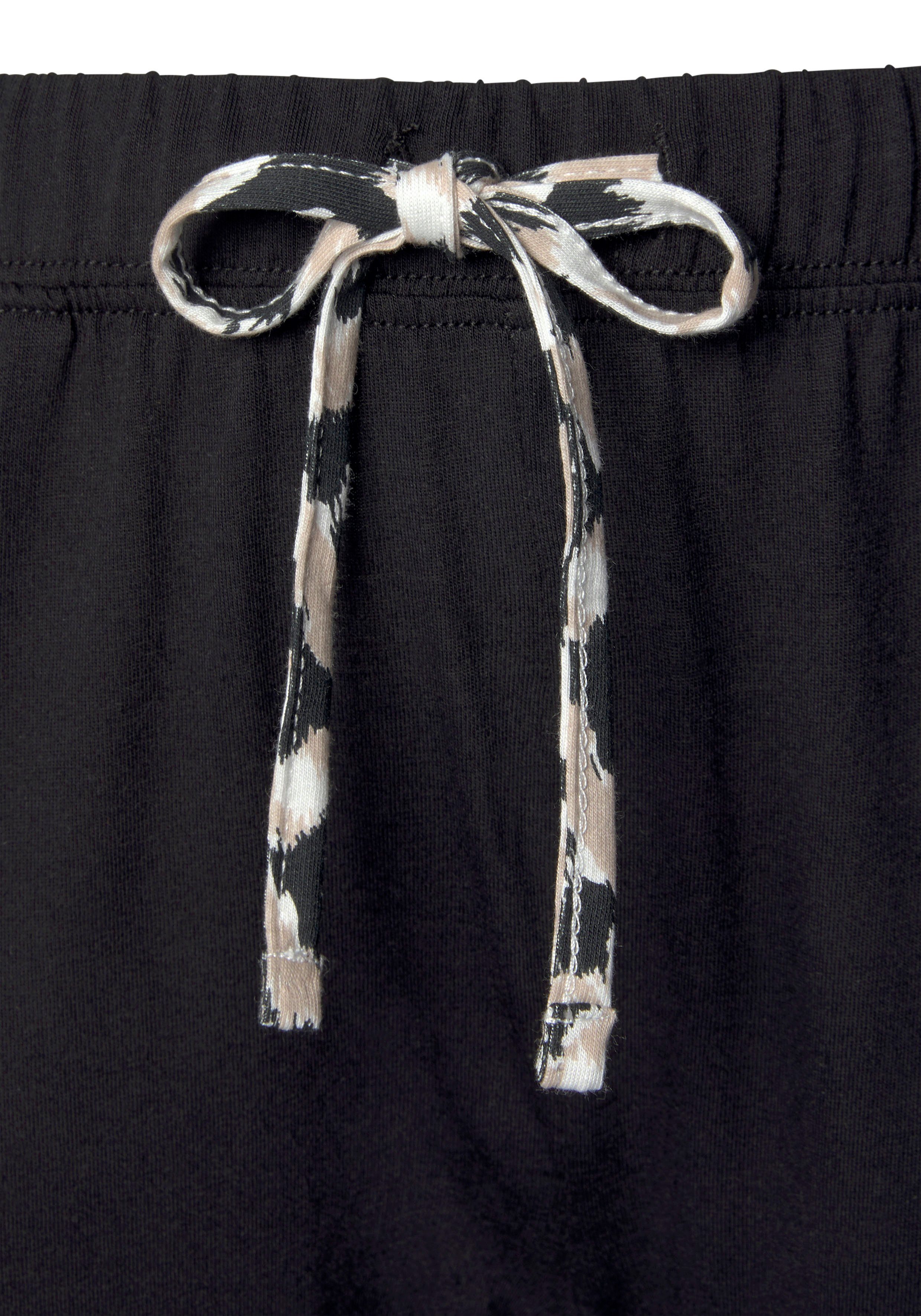 Lascana Pyjamabroek Effen of met geweldige print