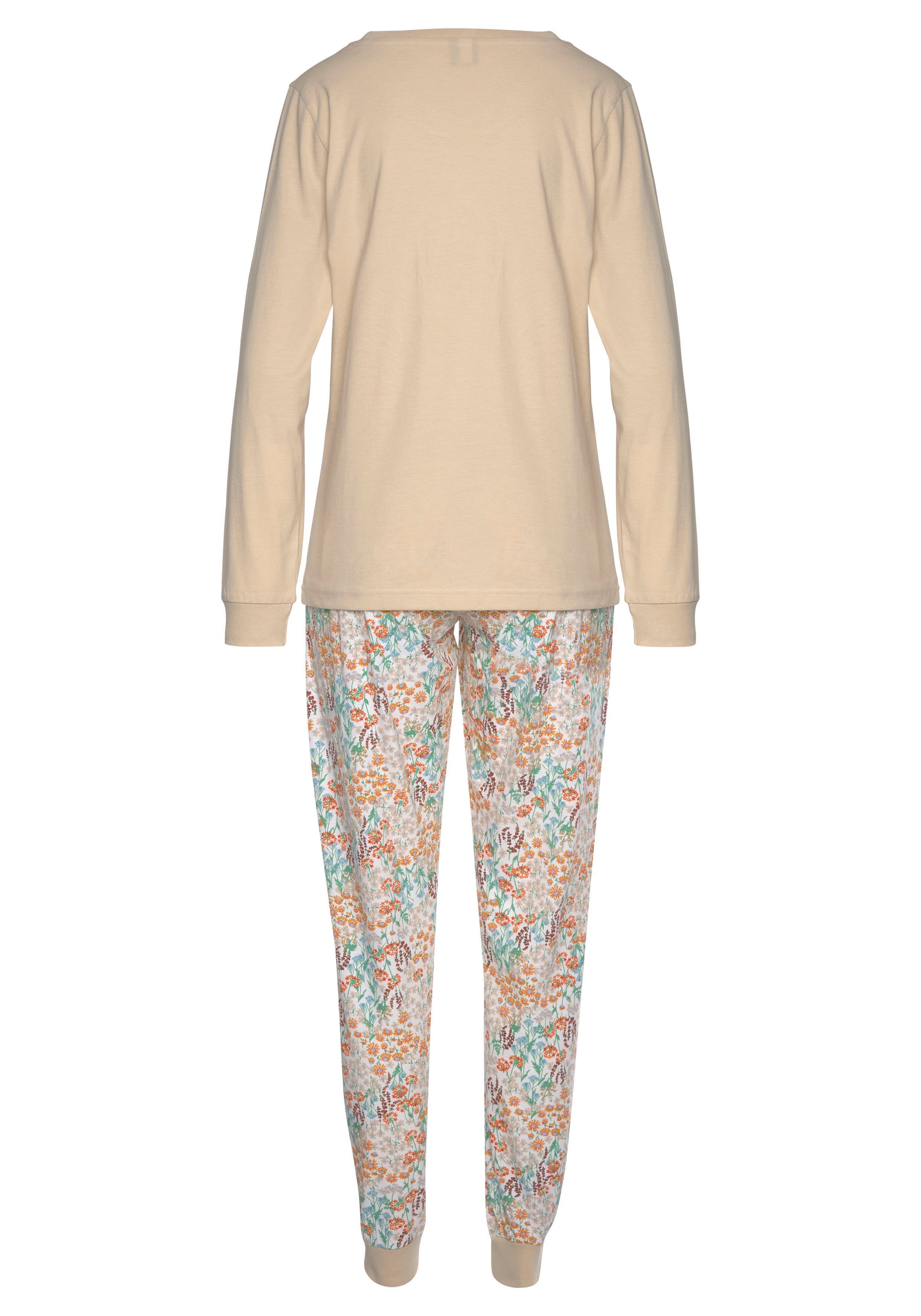 Vivance Dreams Pyjama met frontprint (4-delig, Set van 2)