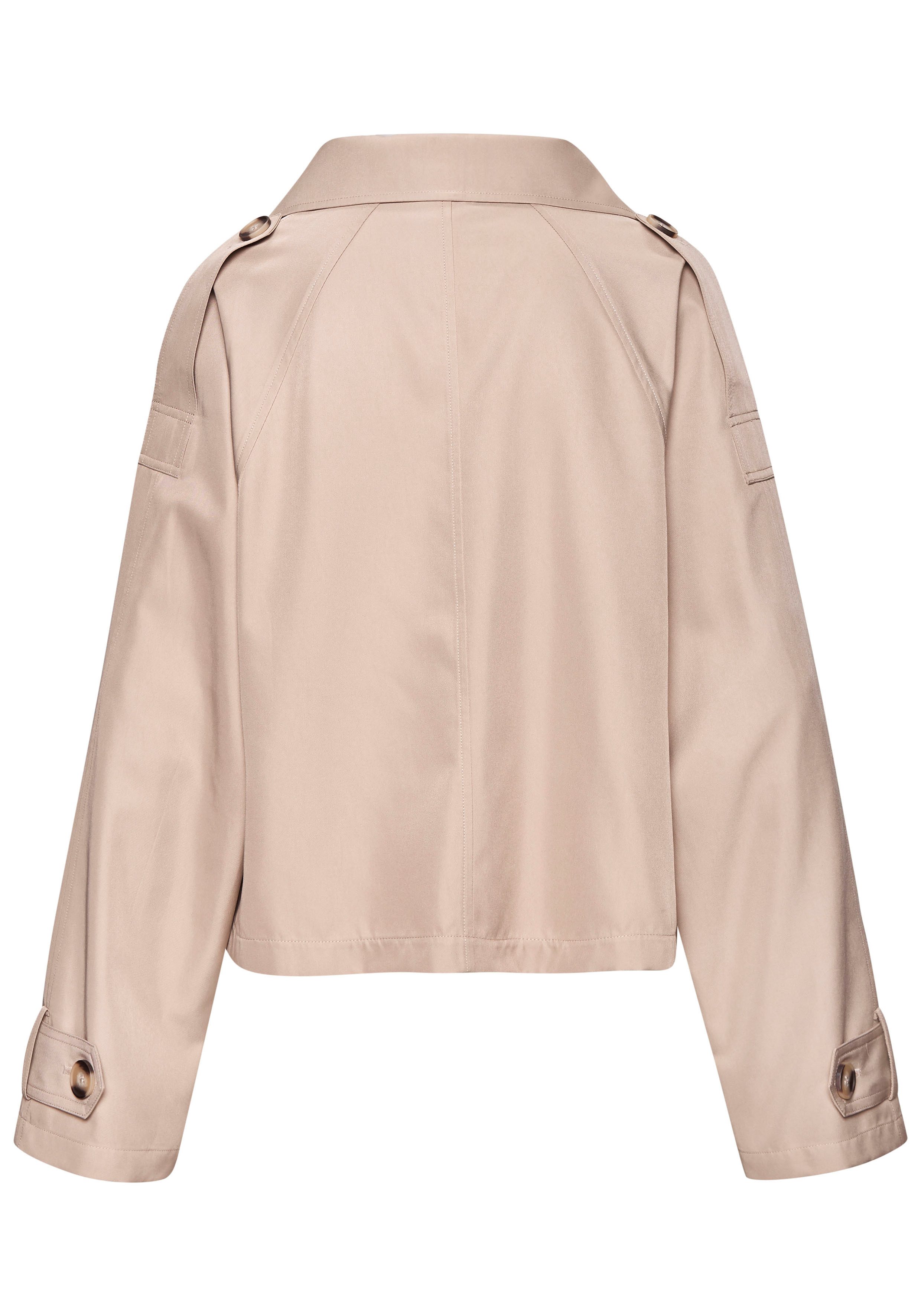 Lascana Kort jack AMIRA in trench-stijl, trenchcoat, tussenjas, casual