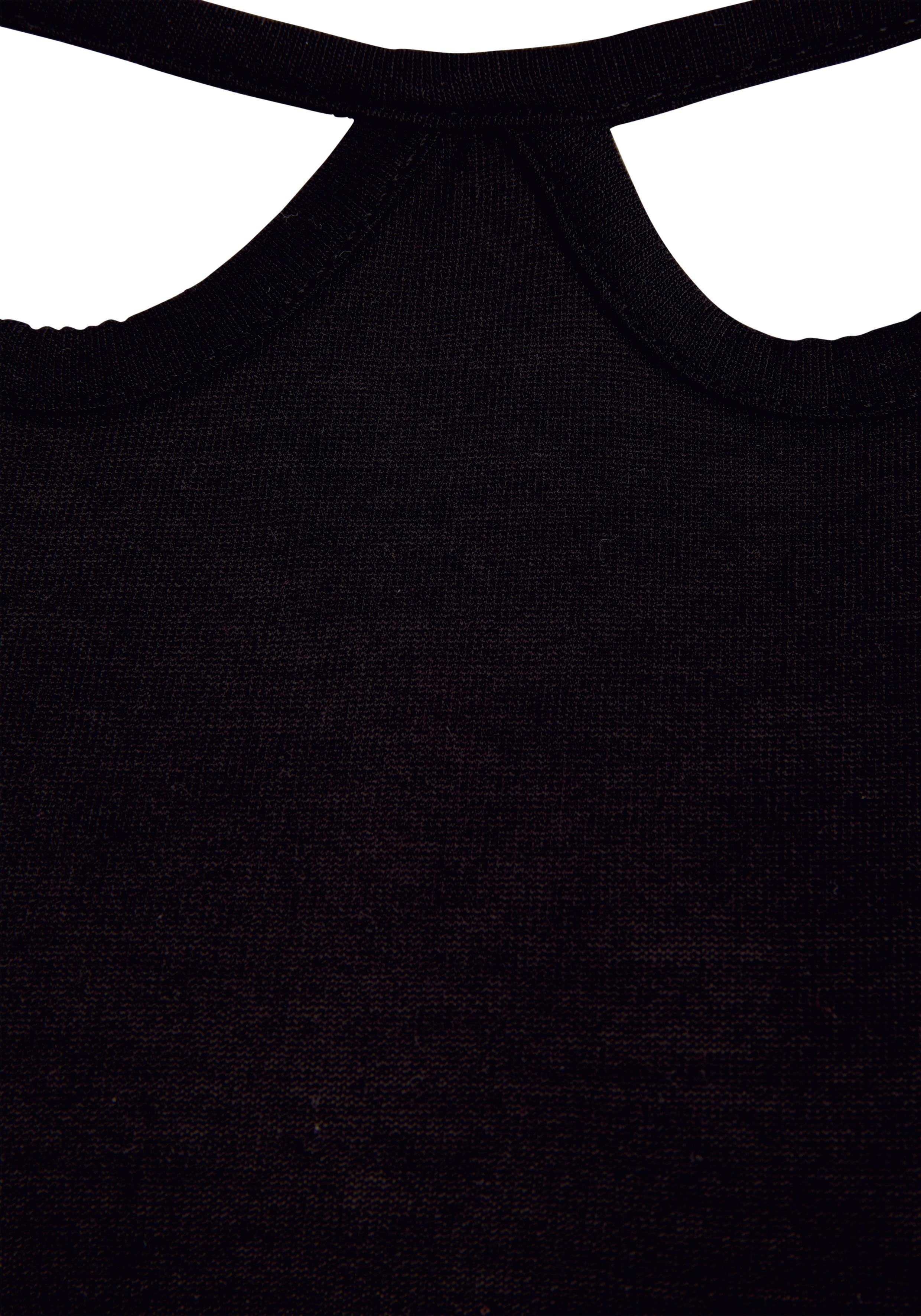 Buffalo Shirt met korte mouwen met cut-outs aan de voorkant, t-shirt, losse pasvorm