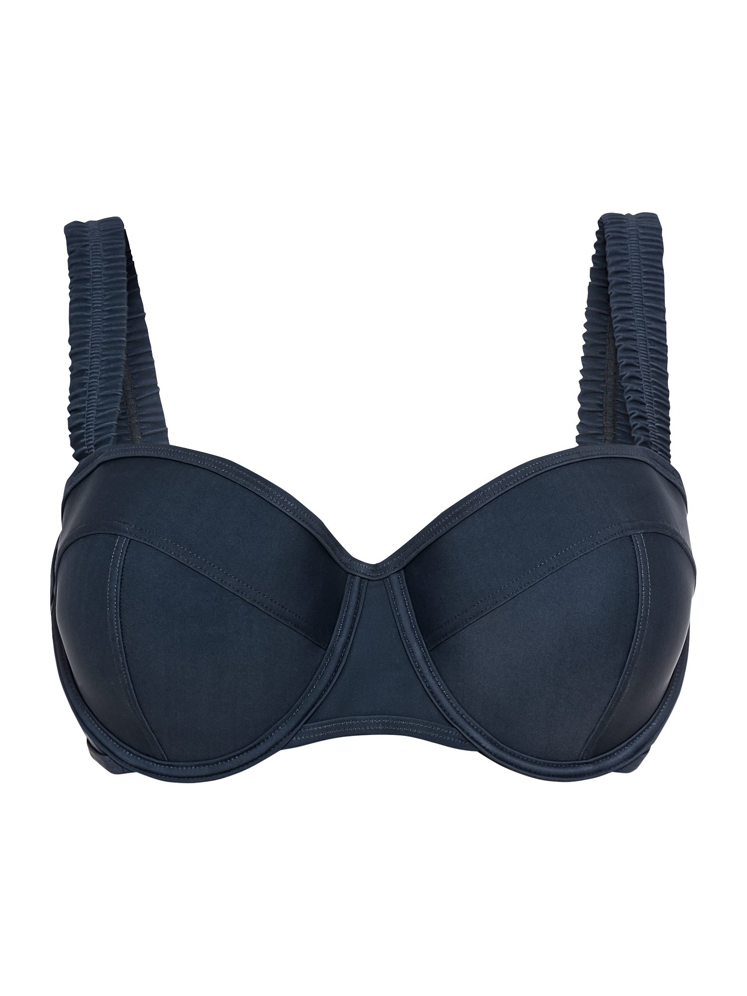 LSCN by LASCANA Bikinitop met beugels GINA met gerimpelde bandjes