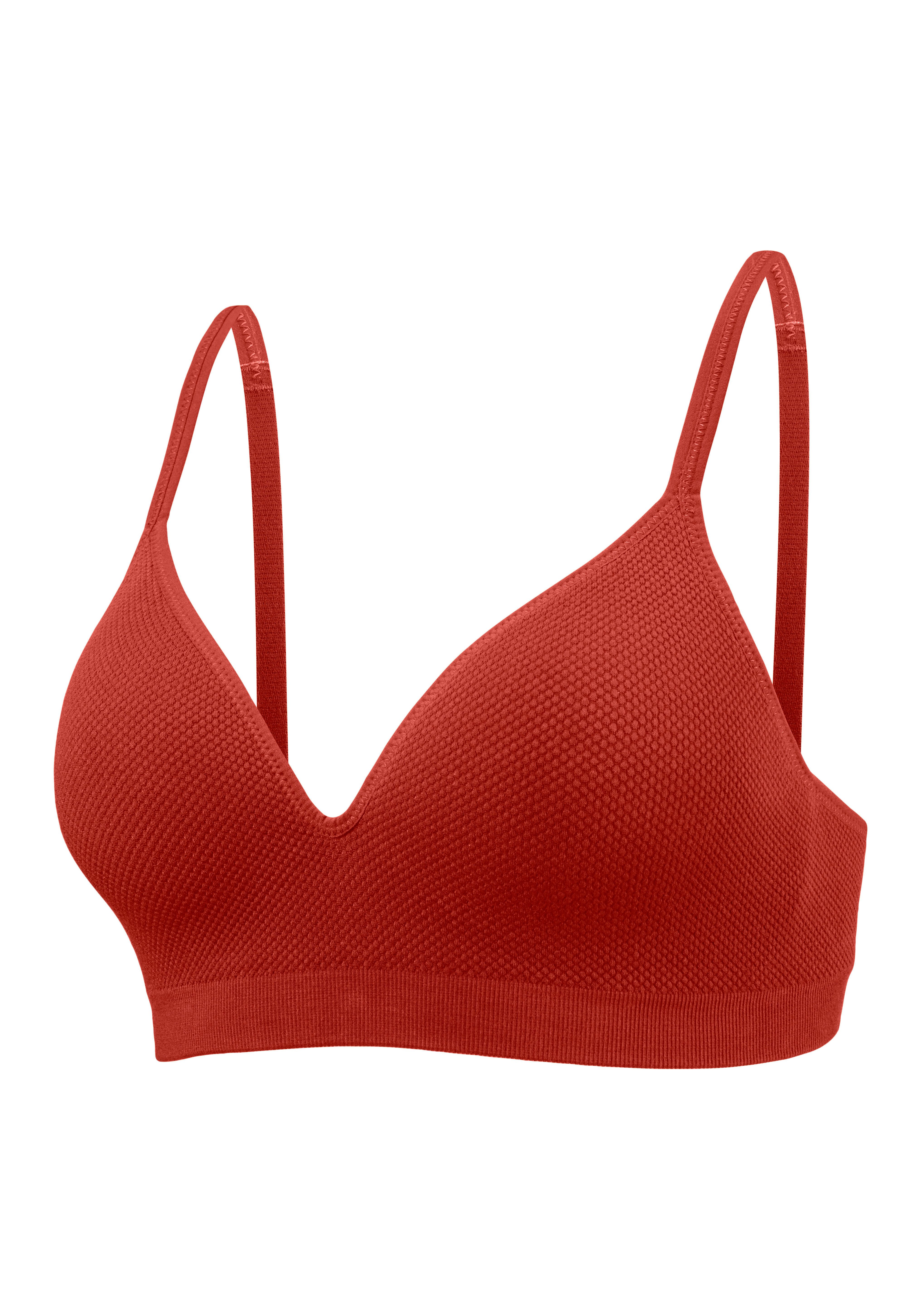 Lascana Push-up-bh COMFY BRA zonder beugels in zachte katoenen stof, basic lingerie