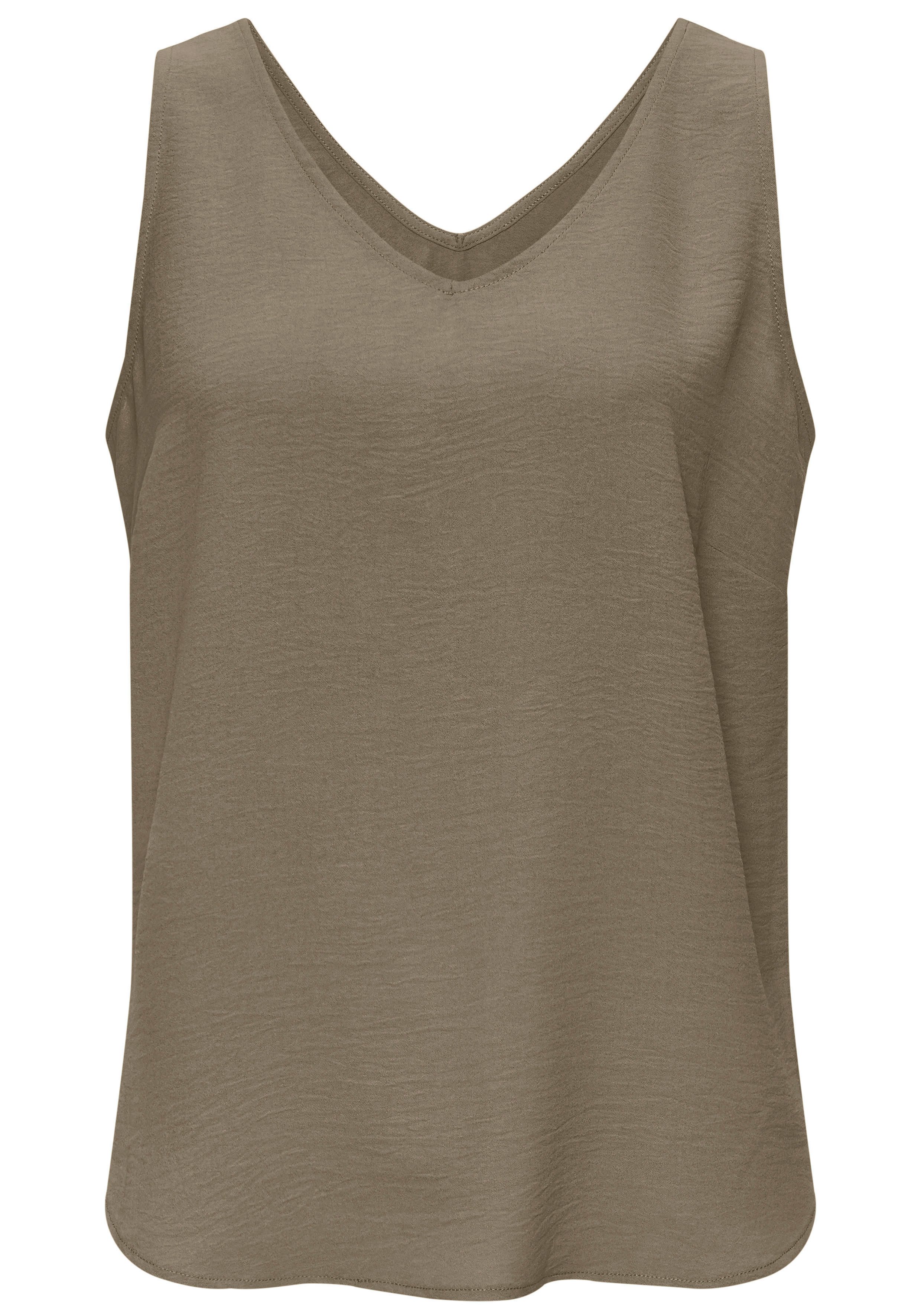 Vivance Top met v-halslijn, basic, damtop