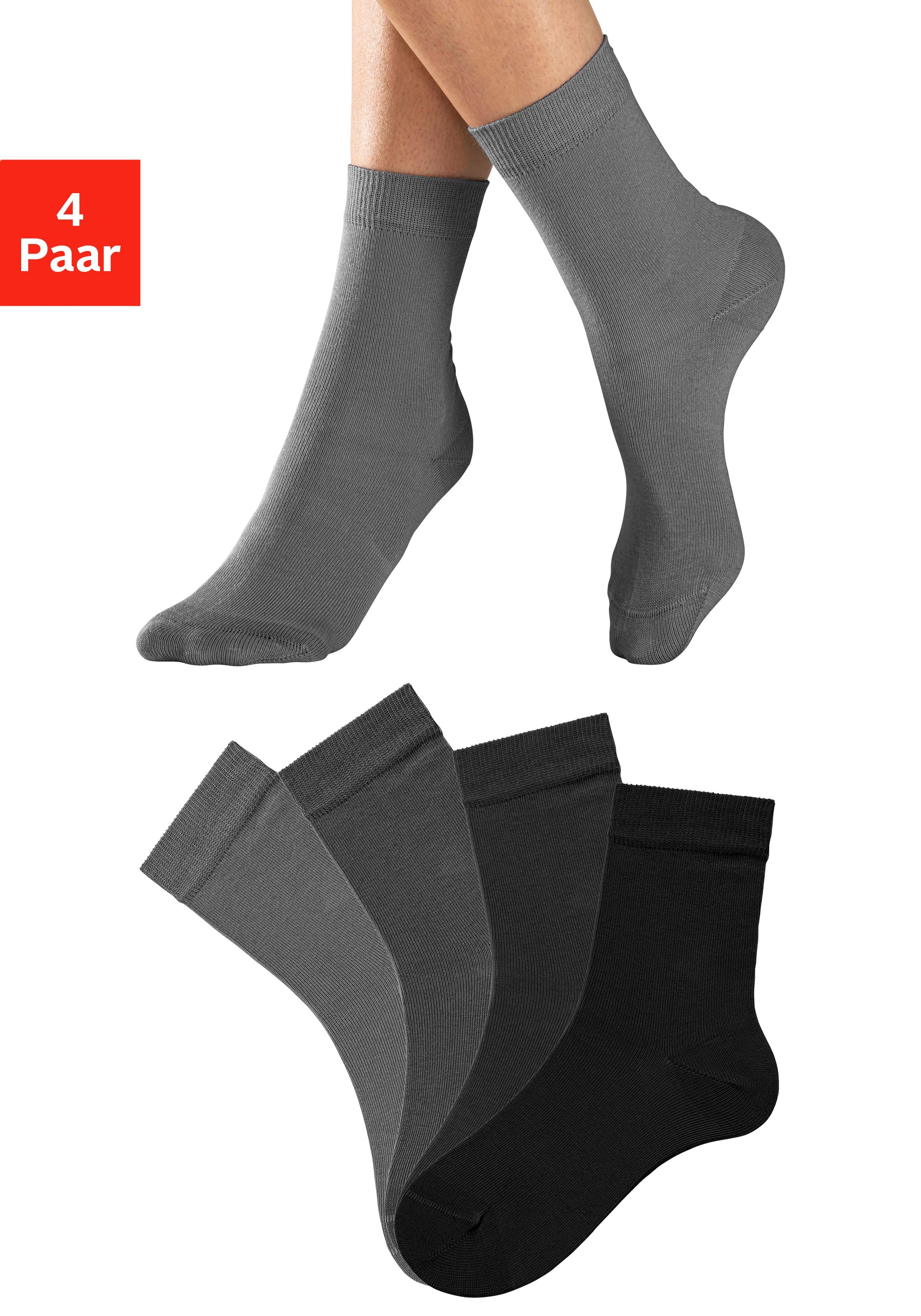 H.I.S Sokken in verschillende kleurencombinaties (set, 4 paar)
