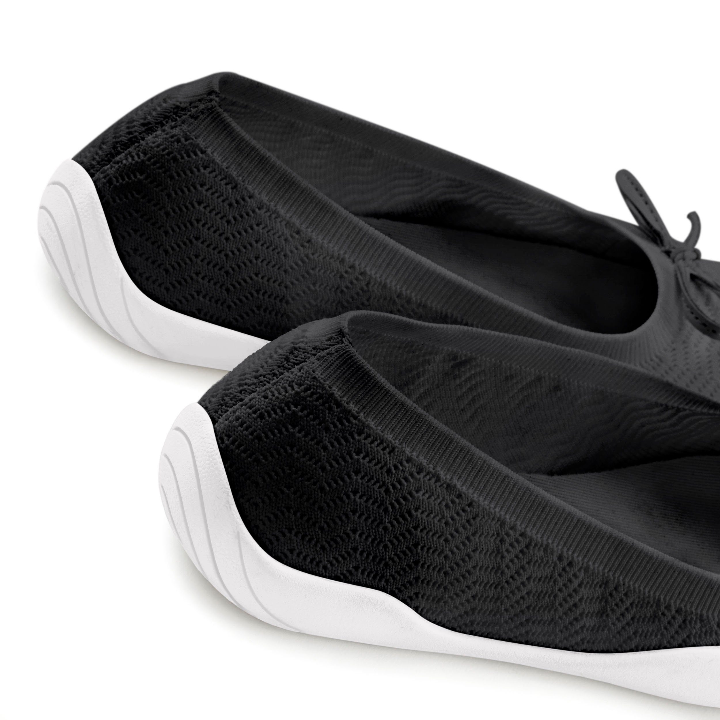 Lascana Sneaker ballerina's Slipper, lage schoen, slip-on sneaker ultralicht VEGAN