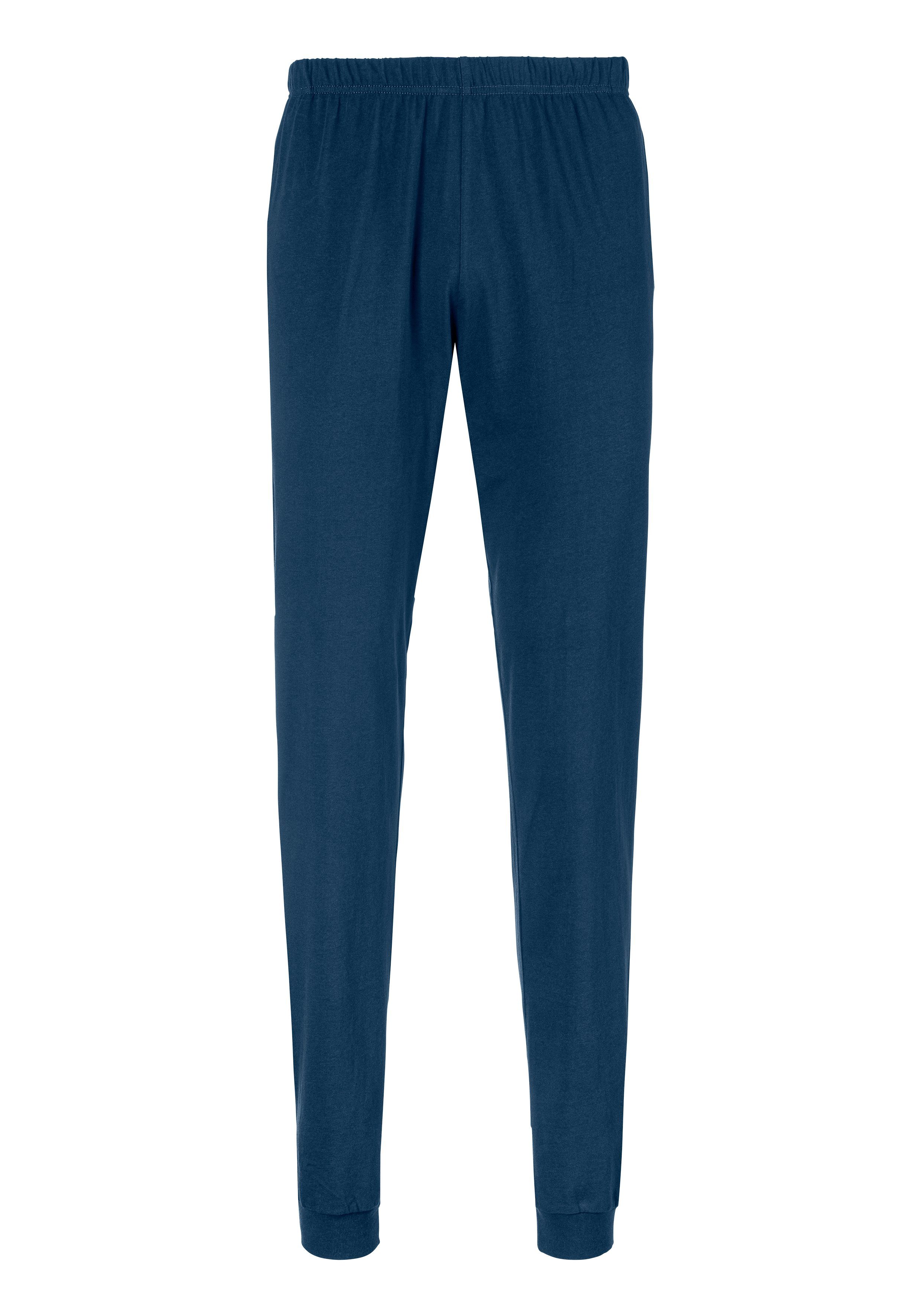 H.I.S Pyjama Pyjama met ingewikkeld gestreept bovenstuk (2-delig, 1 stuk)
