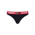 tommy hilfiger underwear string met brede logoband blauw