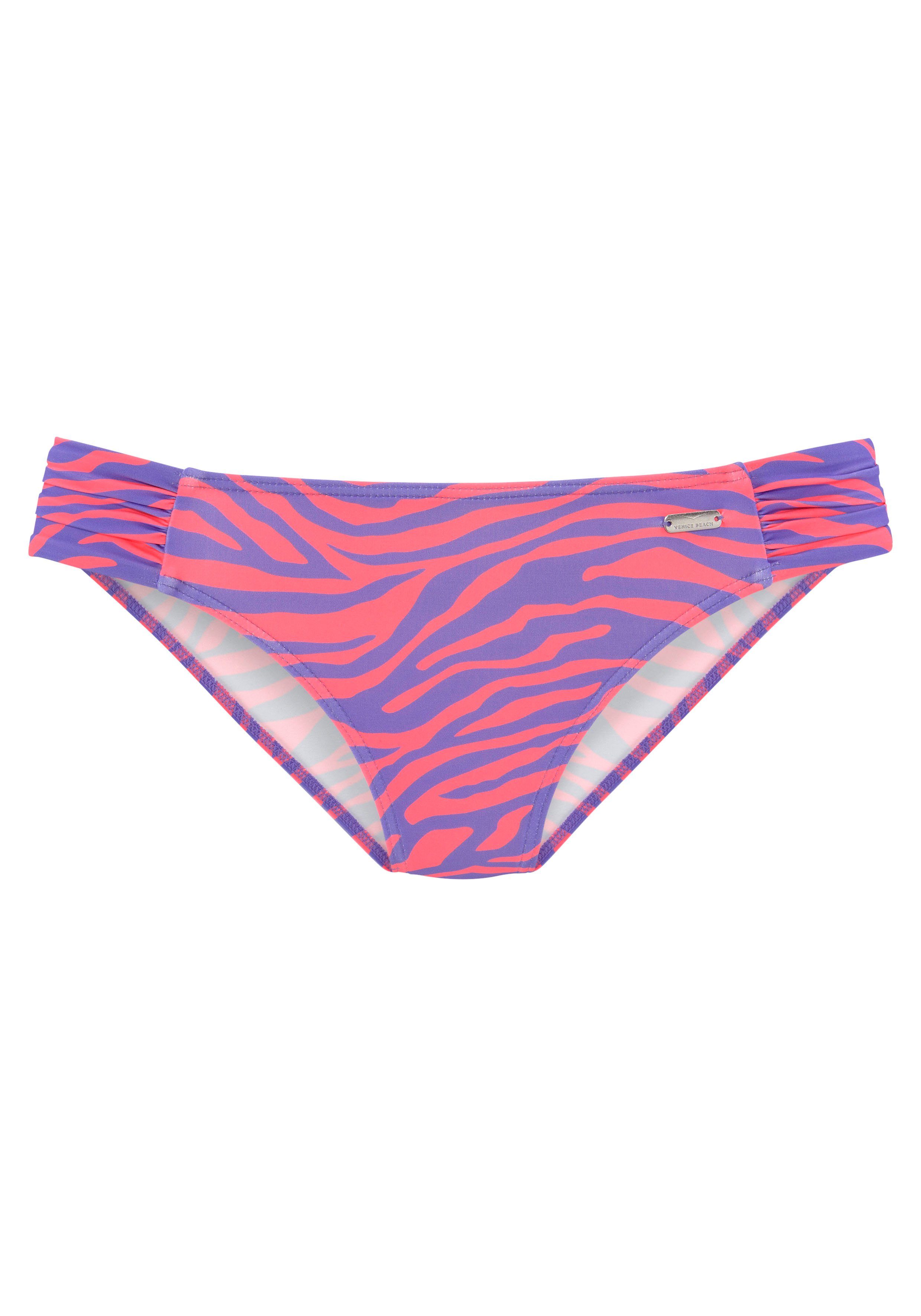 Venice Beach Bikinibroekje Fjella met aangerimpelde inzetten