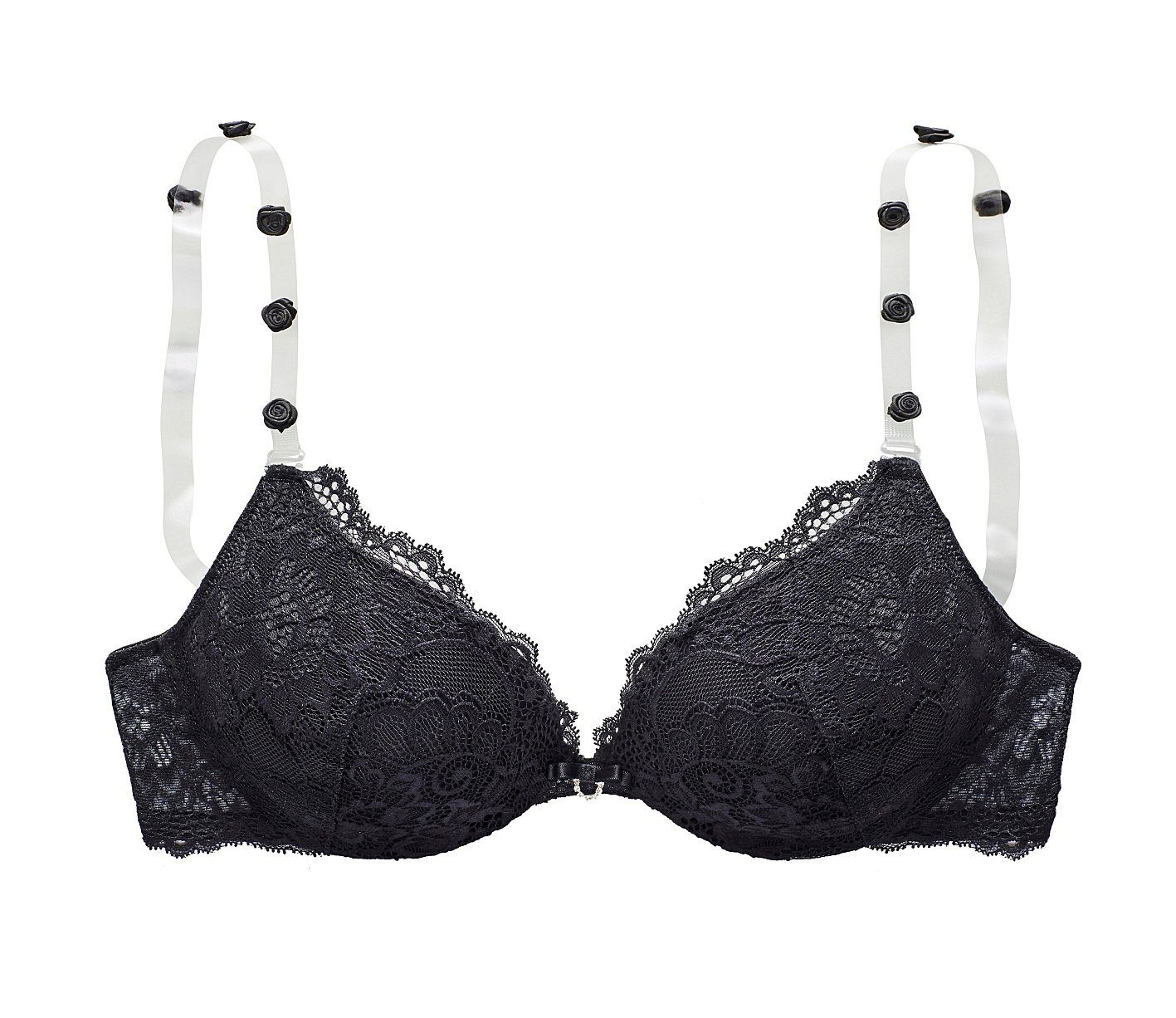 Vivance Push-up-bh met 3 extravagante bandjes om te verwisselen, sexy lingerie