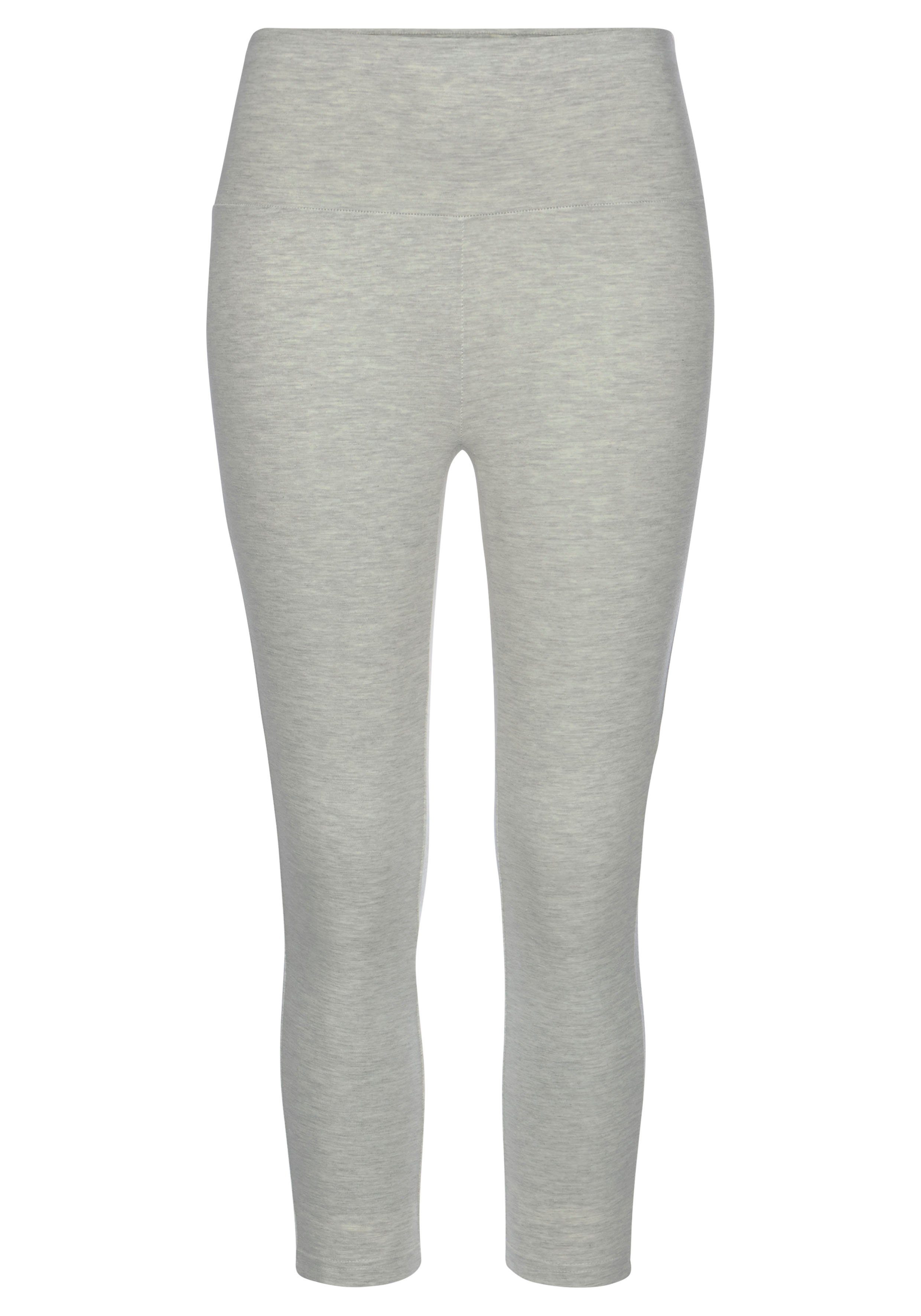 Lascana Caprilegging met brede zachte boord, loungewear