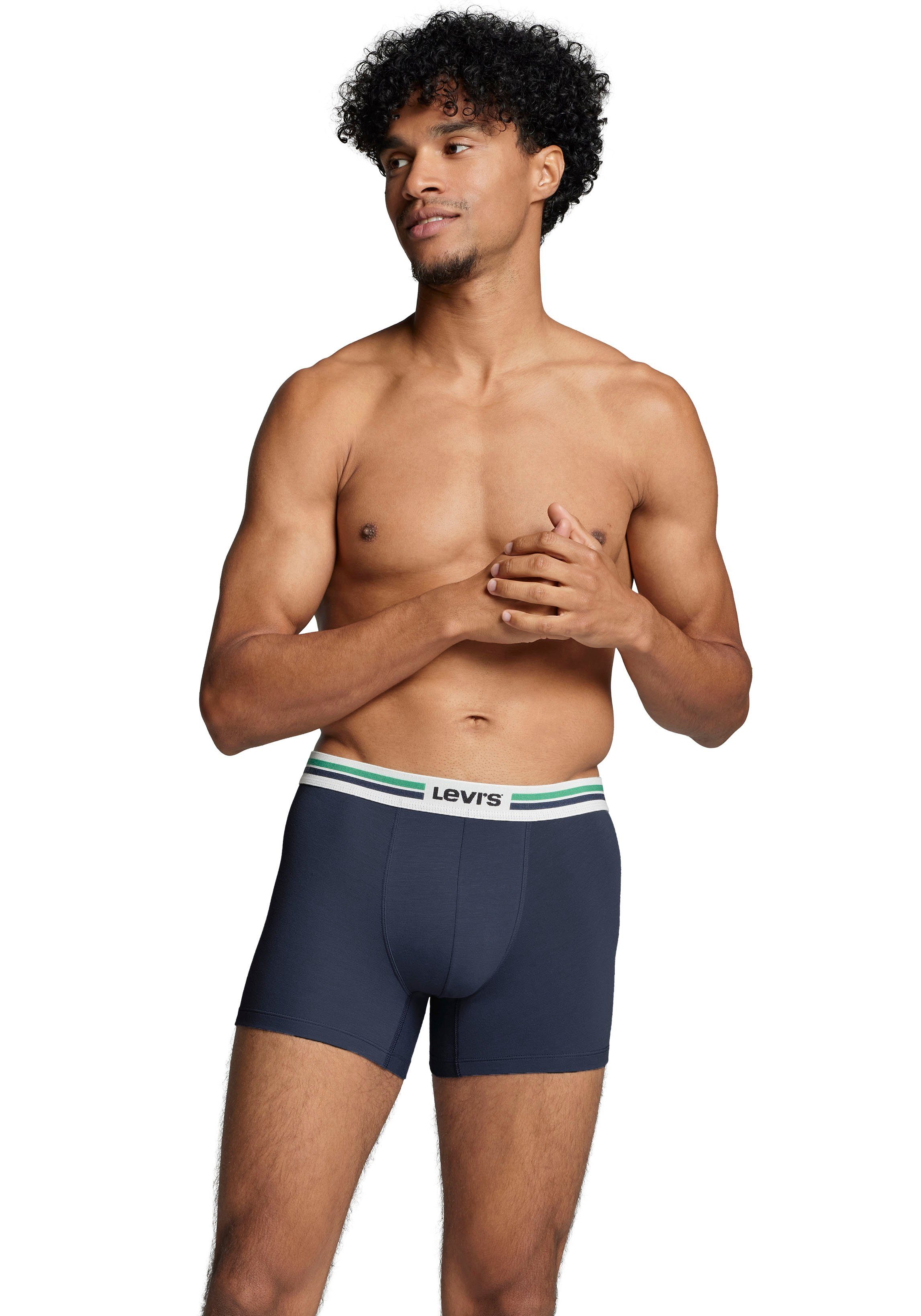 Levi's® Lange boxershort met logo-weefband (2 stuks, Set van 2)