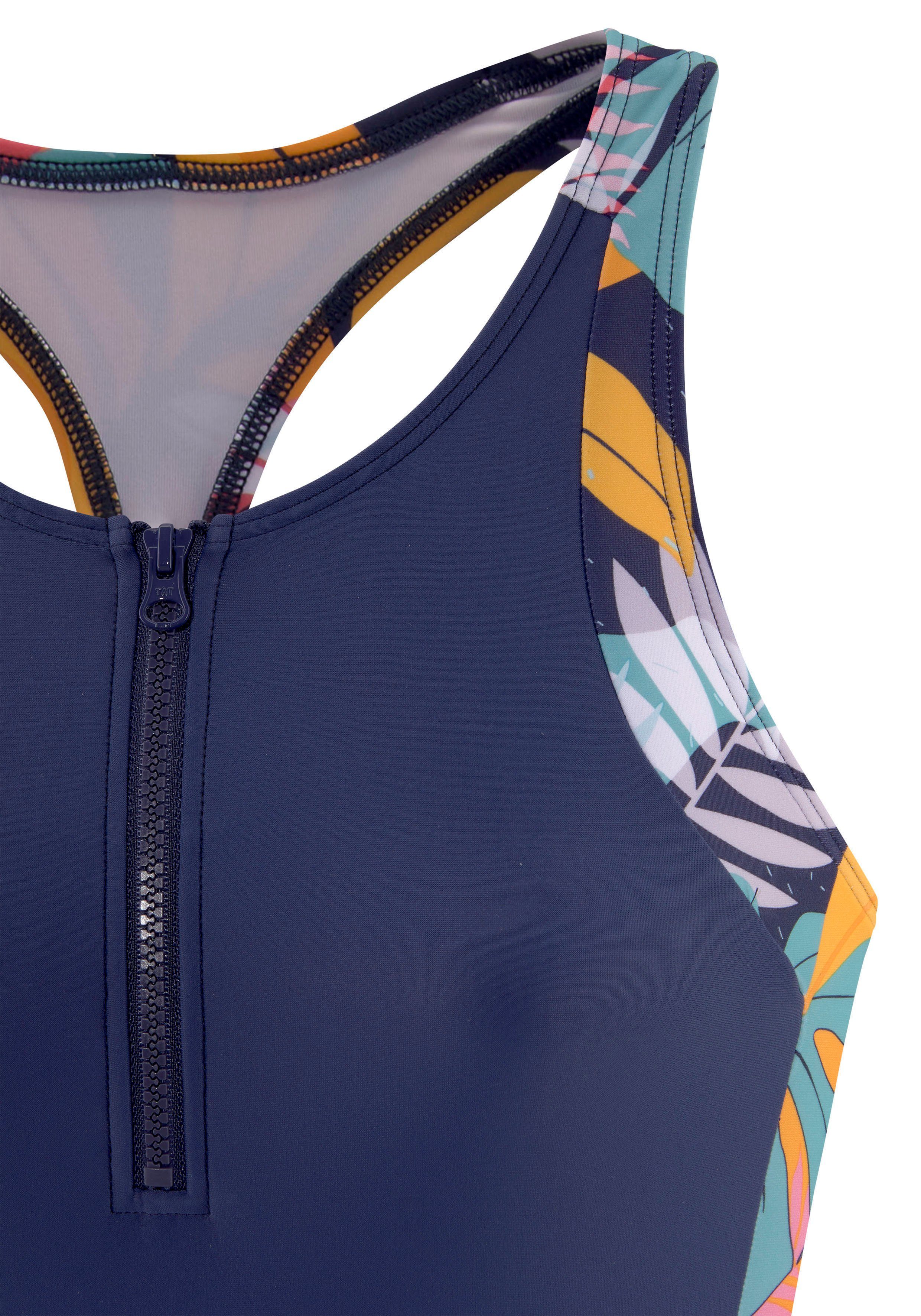 active by Lascana Badpak Layne met ritssluiting en racerback