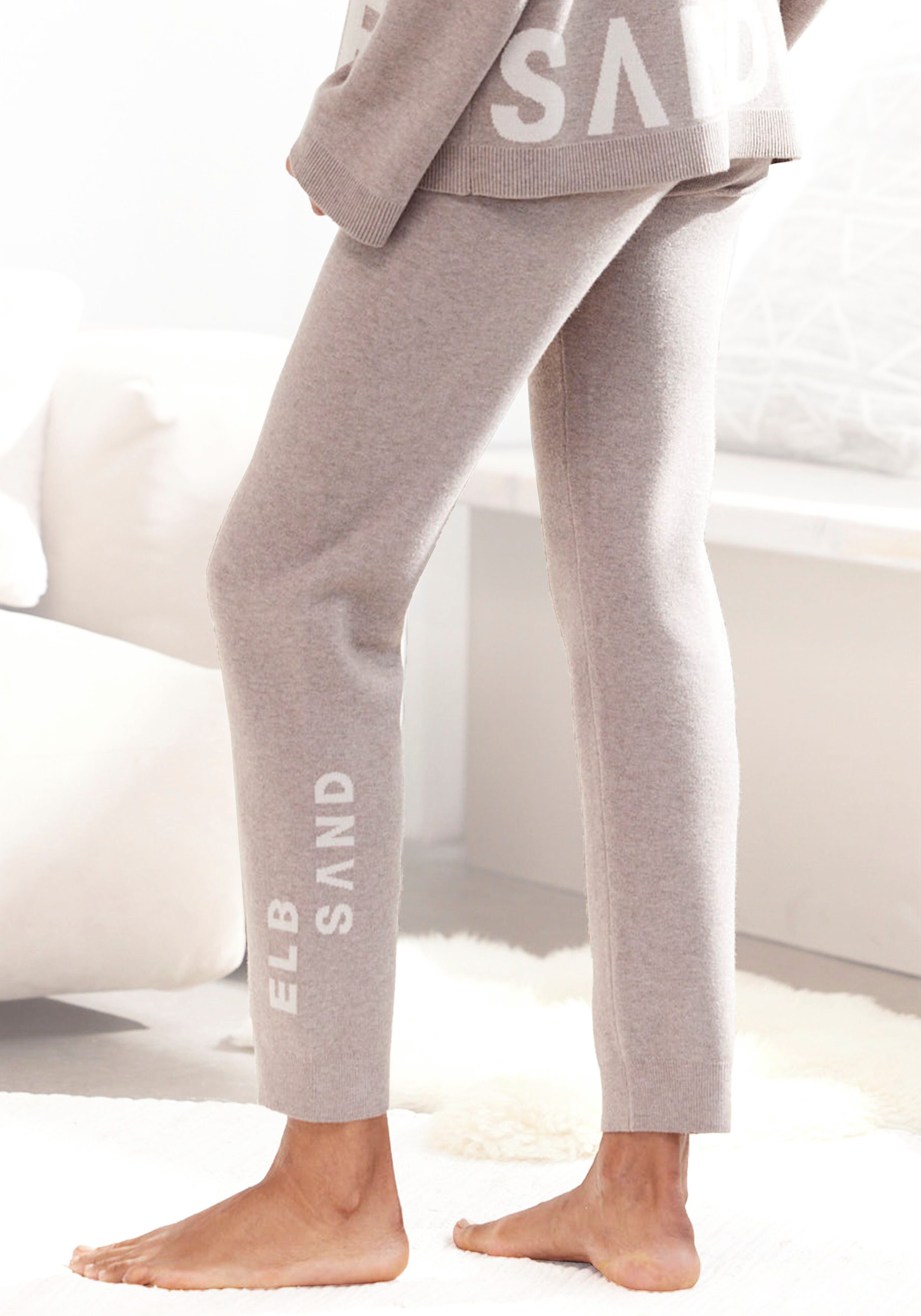 Elbsand Tricotbroek van zacht breiwerk, loungewear