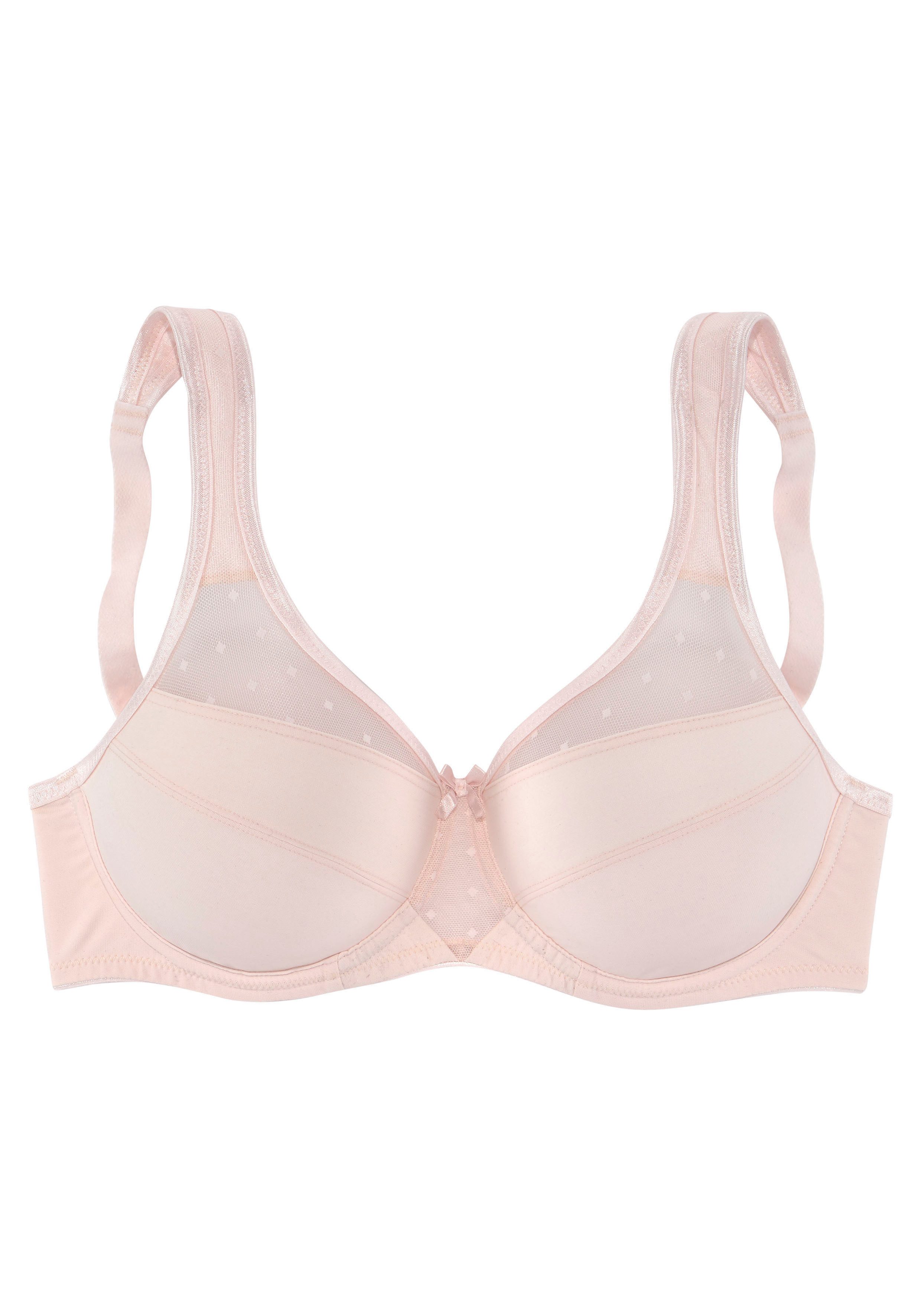 Nuance Minimizer-bh met beugels en licht transparant tule in de bovenste cup