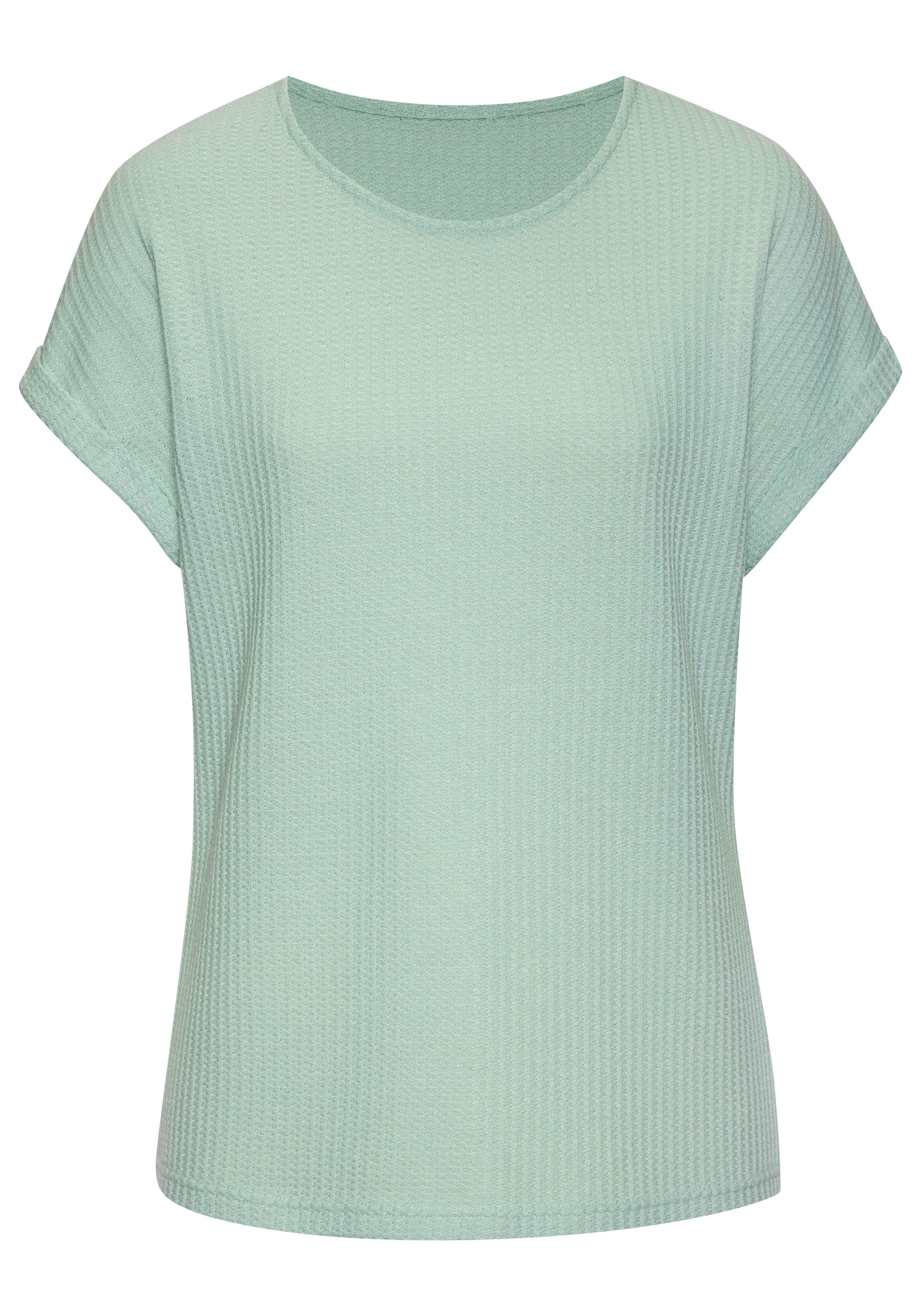 Vivance Shirt met korte mouwen Van zachte piquékwaliteit (Set van 2)