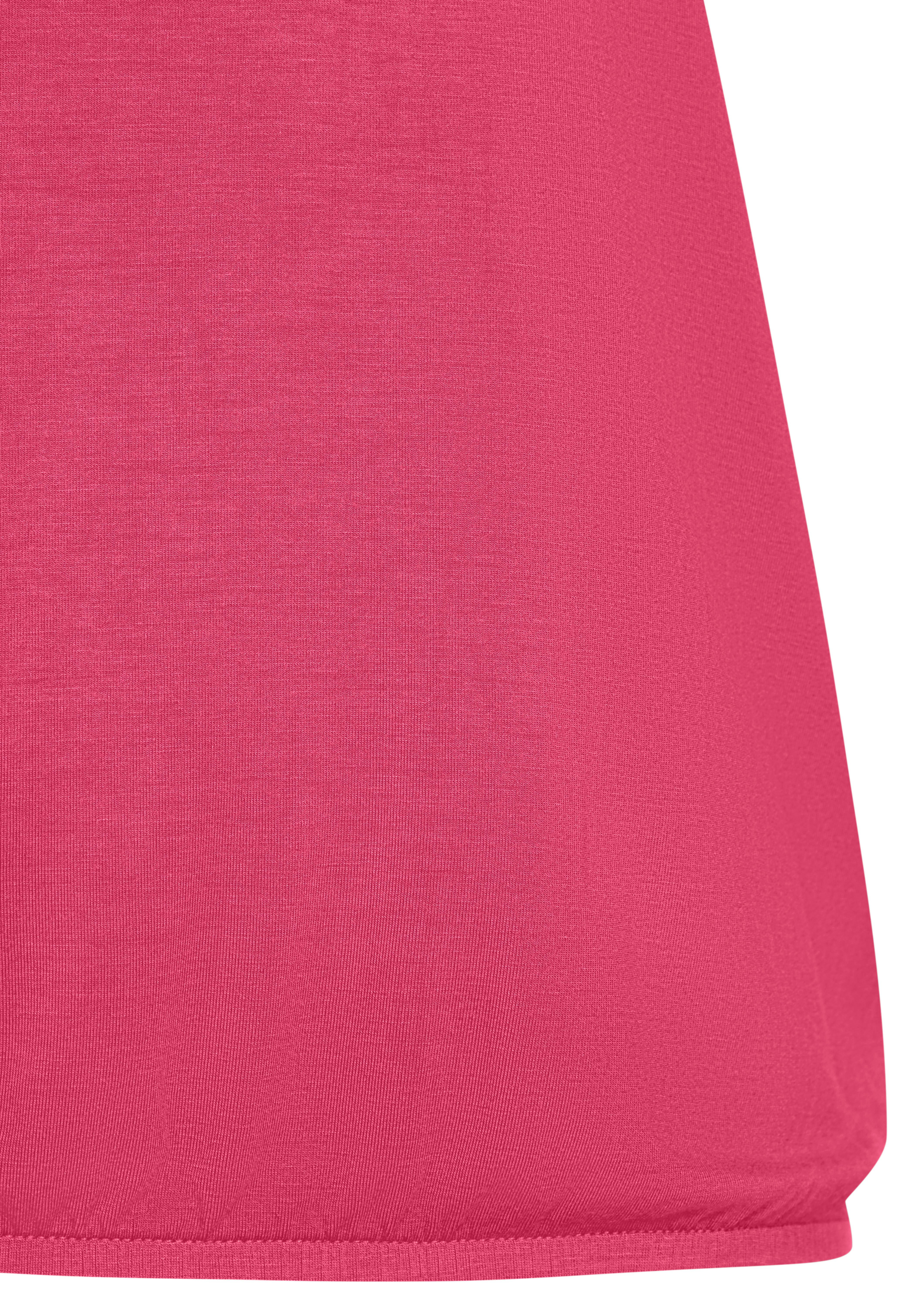 Vivance Top Met elastische glitters van zachte viscose-stretch (Set van 2)