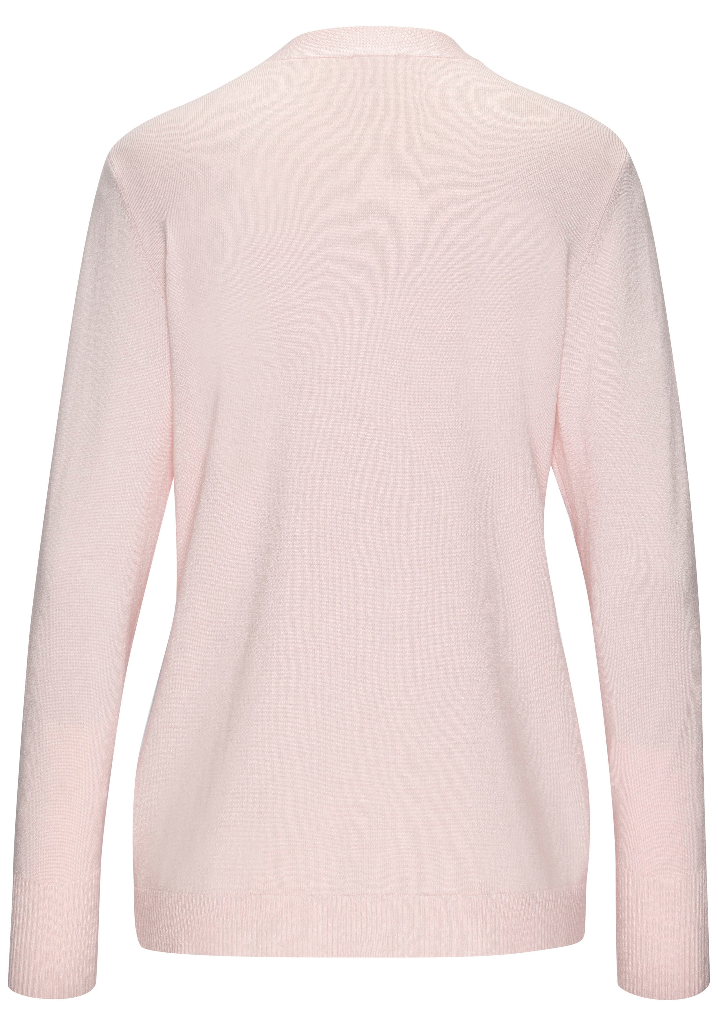 Lascana Cardigan van fijnbreisel-kwaliteit, licht vest, basic
