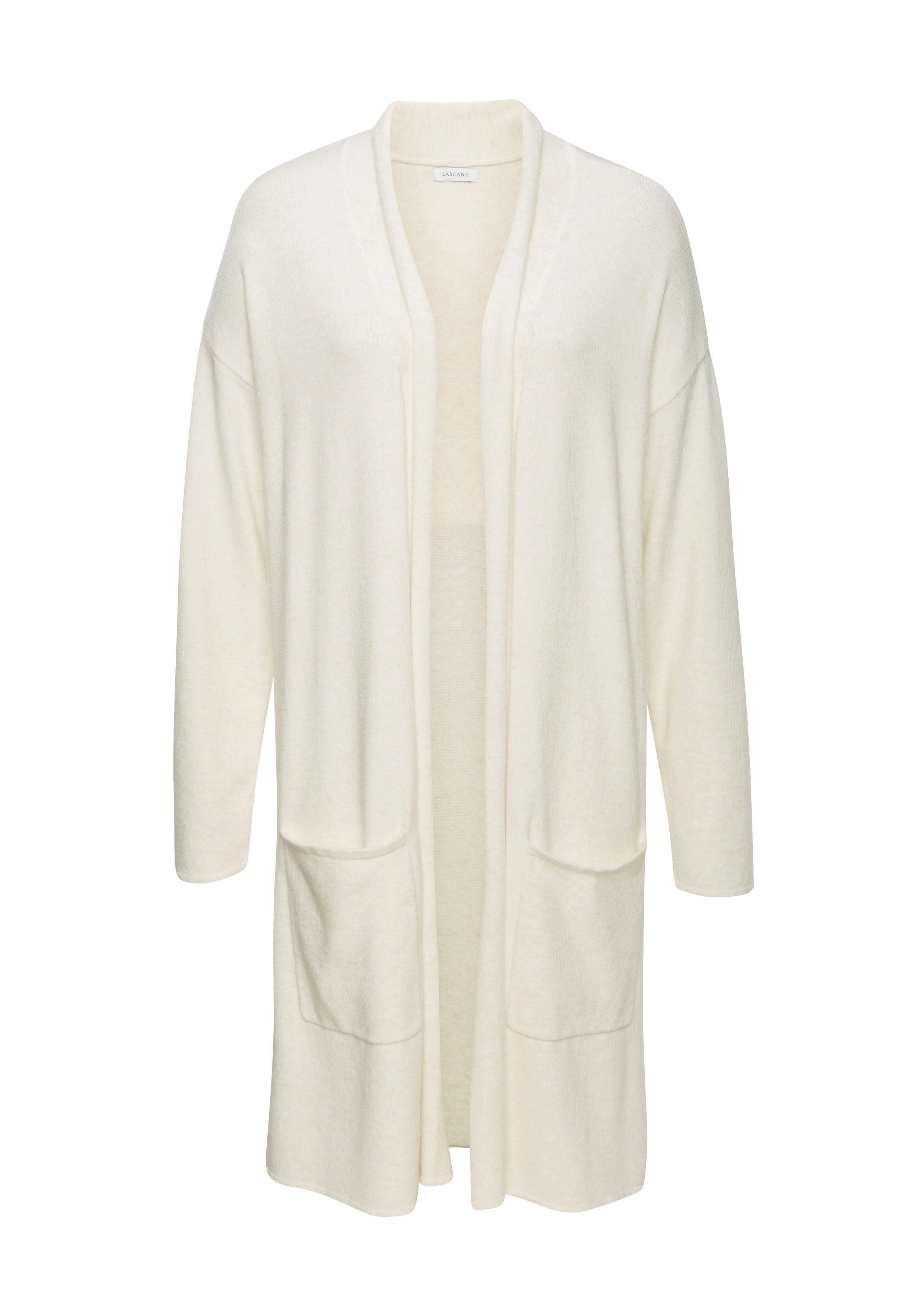 Lascana Lang vest van hoogwaardige brei