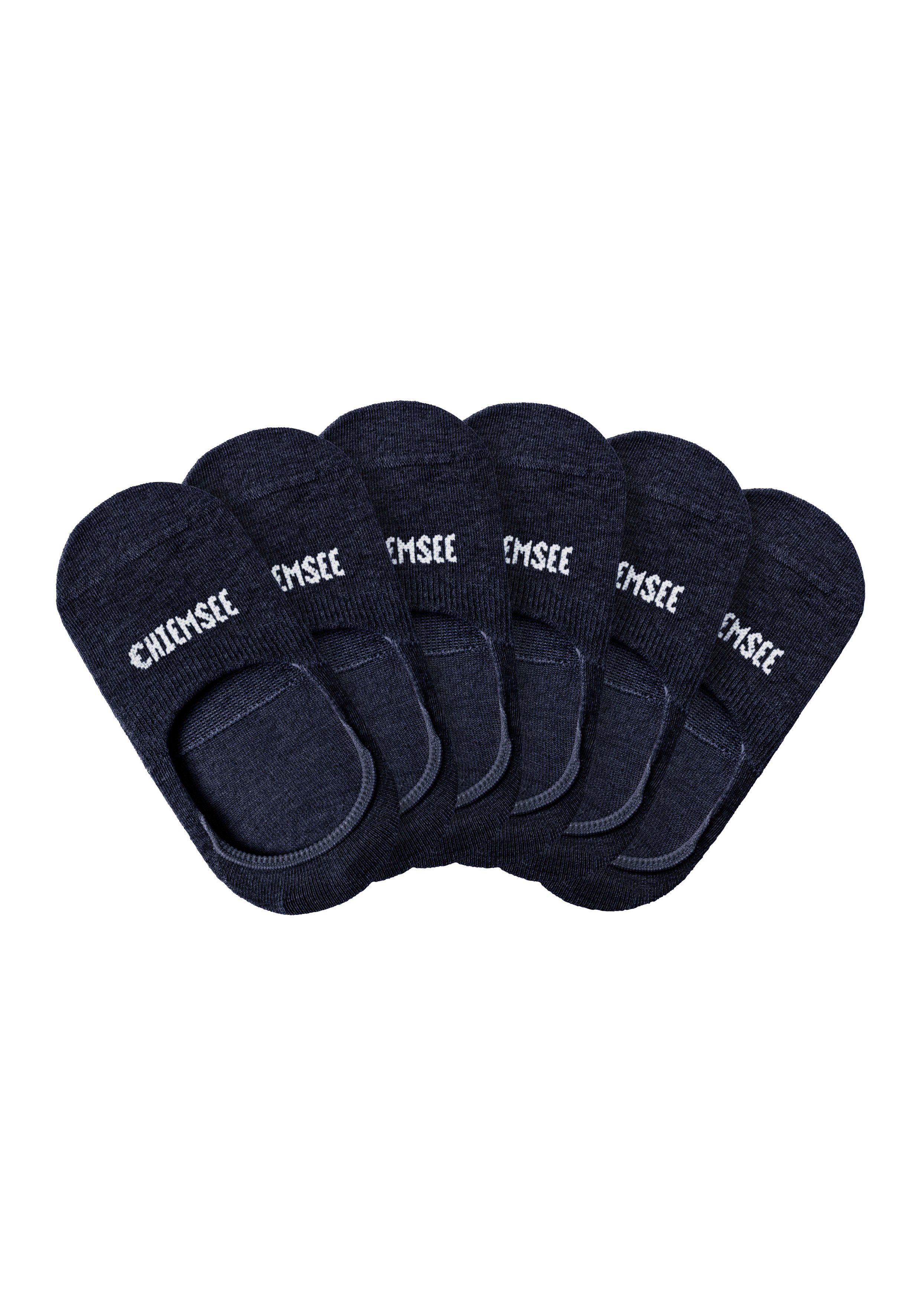 Chiemsee Enkelsokken met gebreid merknamen (set, 6 paar)