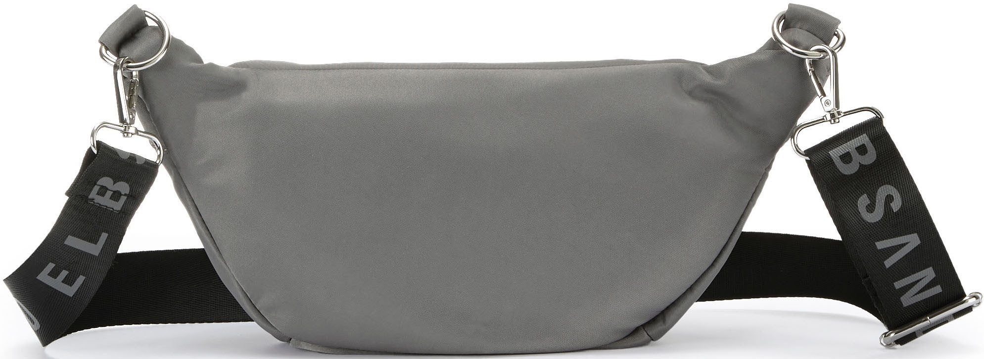 Elbsand Buiktasje Schoudertas Crossbody tas, heuptas, borsttas, heuptas VEGAN tassen maat 12 cm grijs