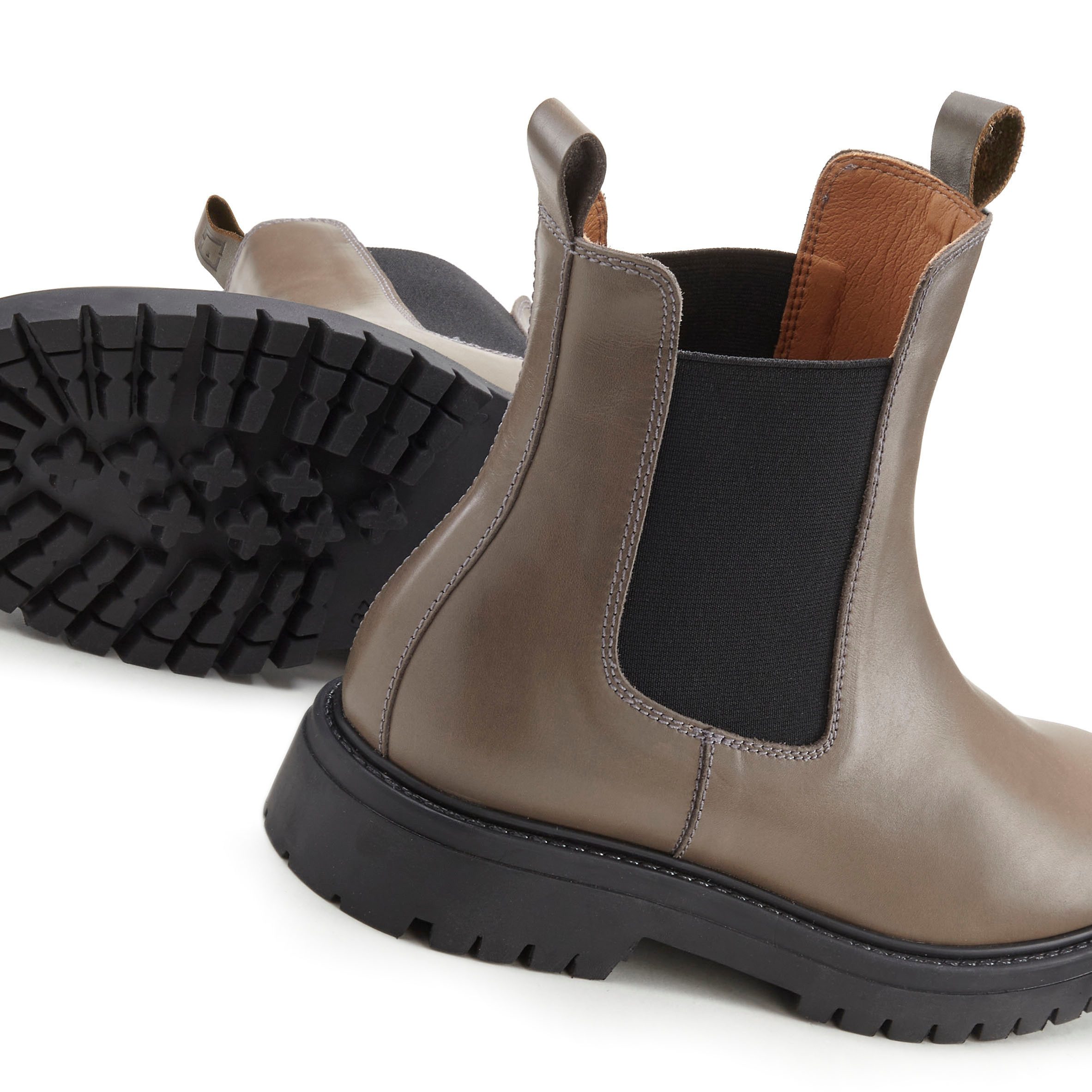 Elbsand Laarsjes Chelsea laarzen, instaplaarzen, bikerboots van leer