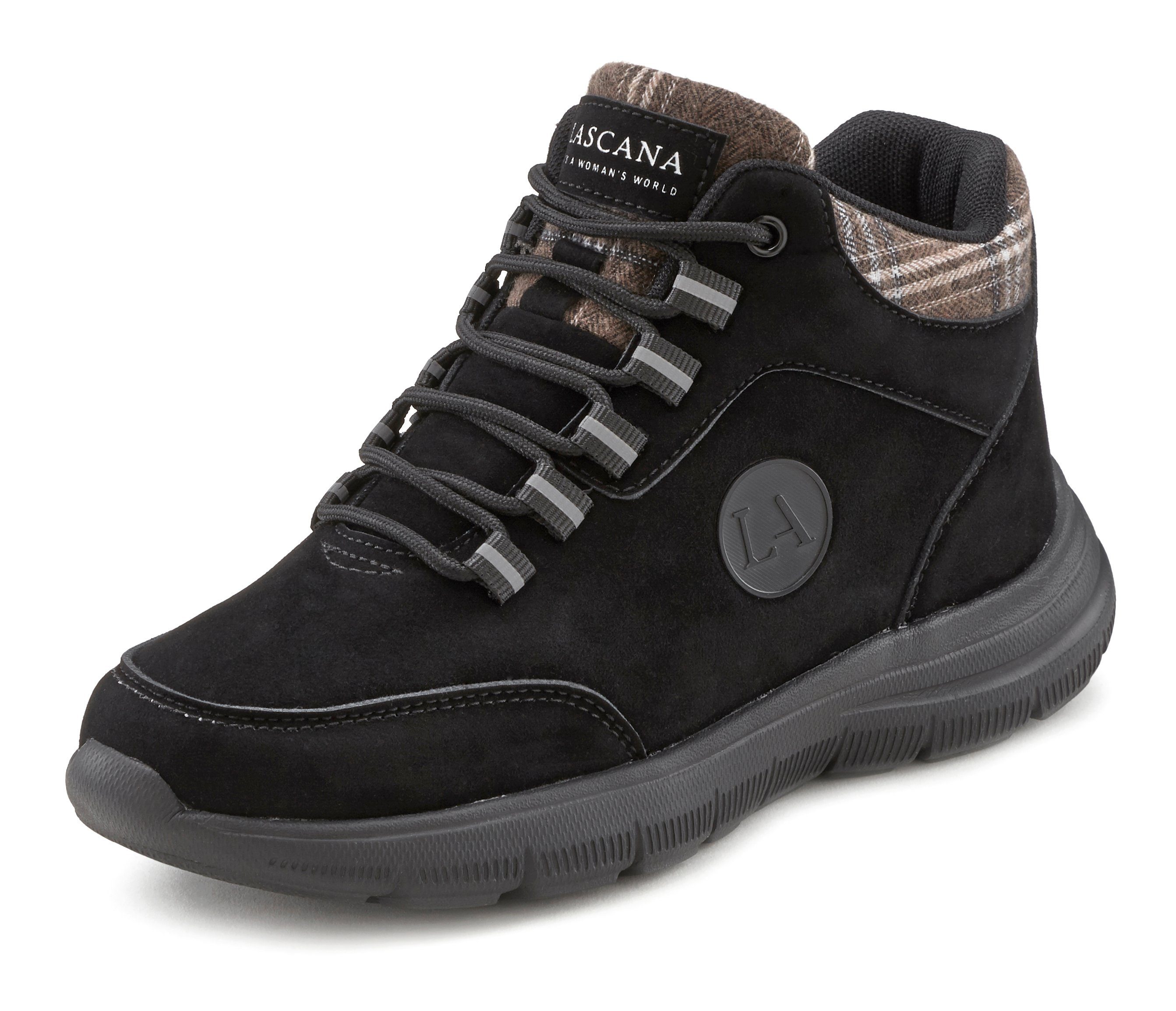 Lascana Sneakers met lichte zool, outdoorschoen, vrijetijdsschoen, trekking boots, vegan